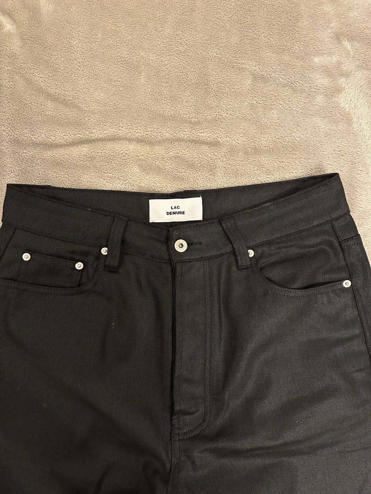 Lac Demure Darius waxed baggy jeans Size US 33 - 3 Thumbnail