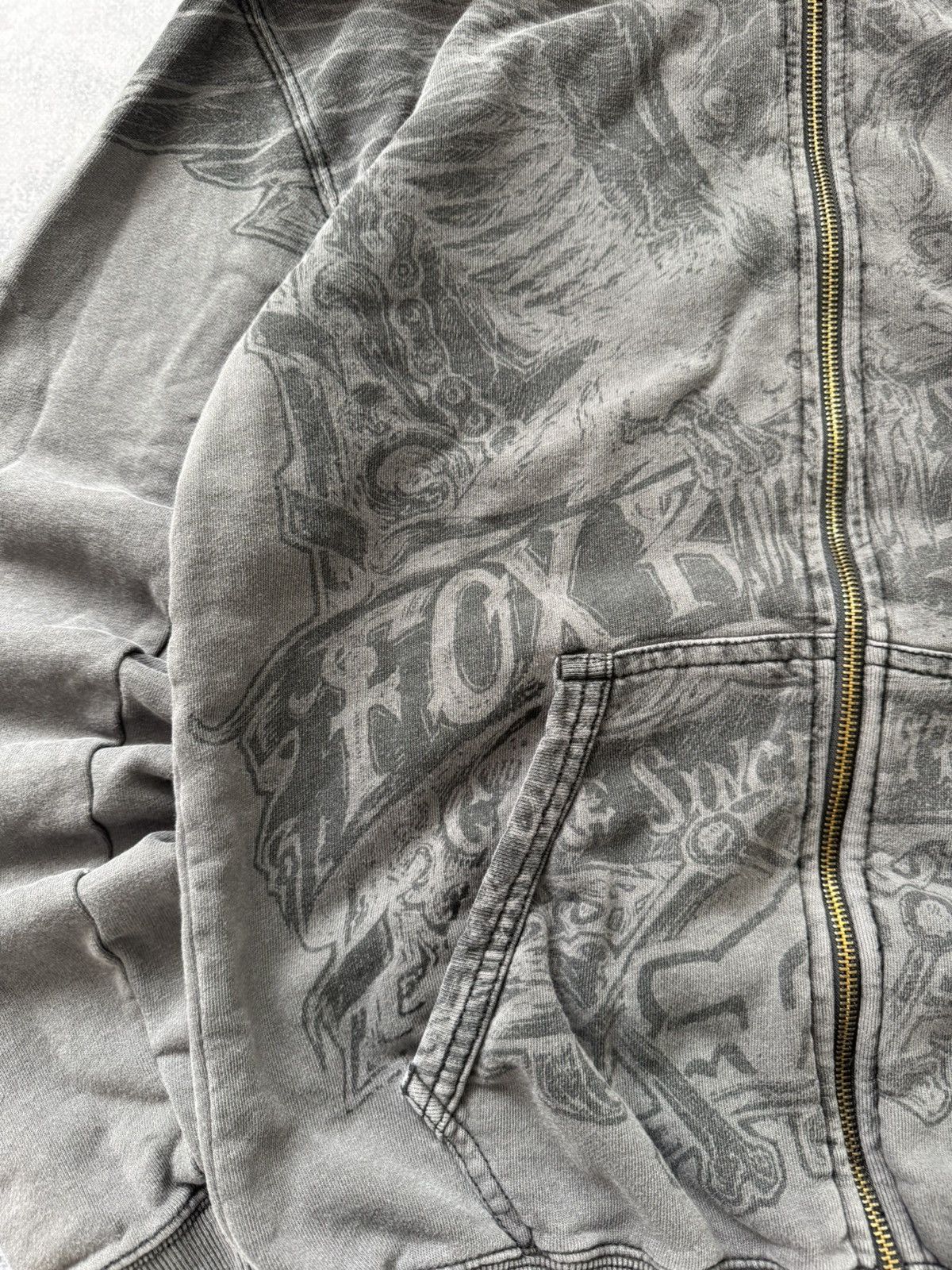 Fox Racing Fox Racing y2k Skater Faded zip up hoodie opium rare Size US S / EU 44-46 / 1 - 6 Thumbnail