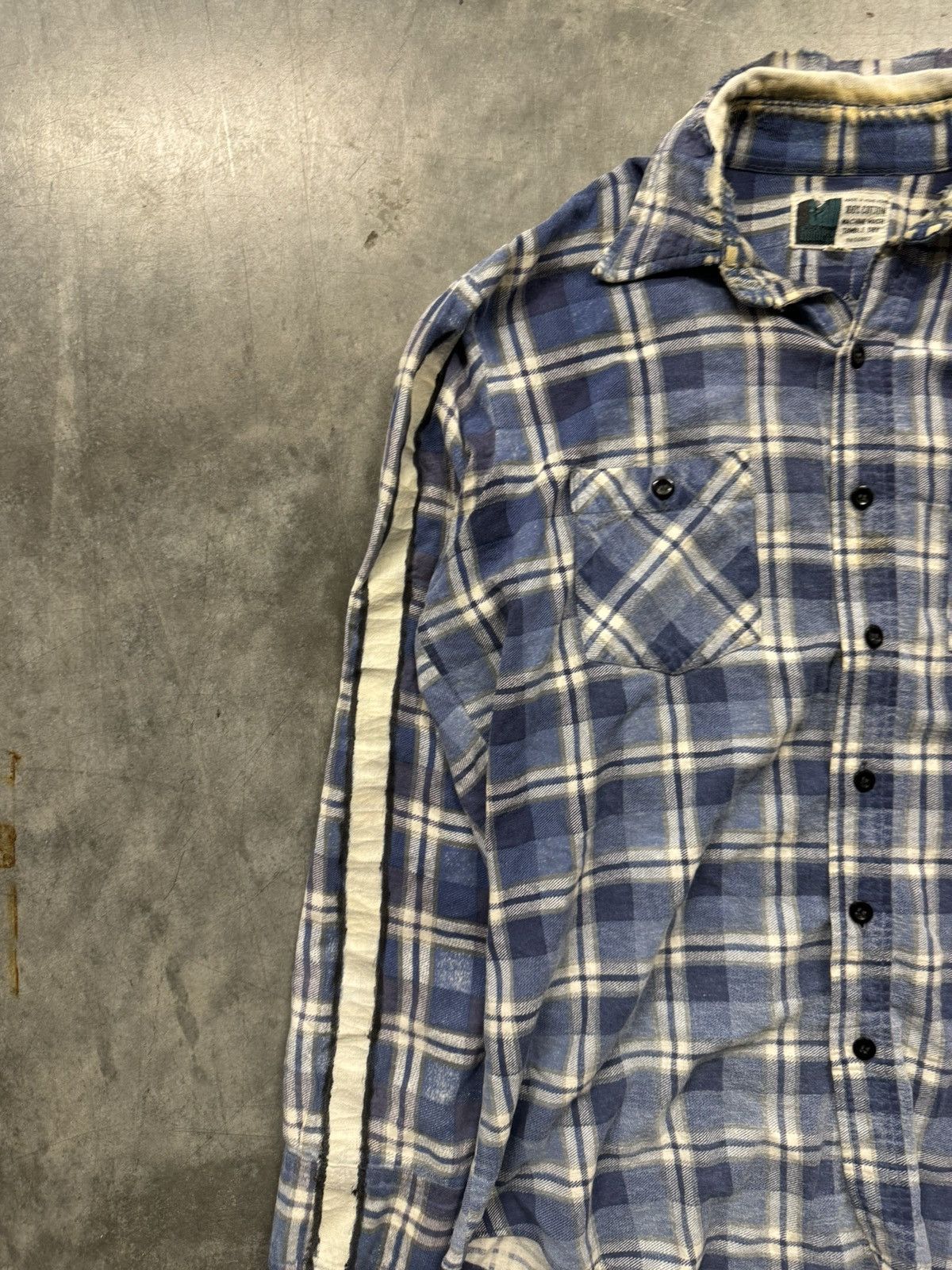 Vintage Vintage 70s Hand Painted Plaid Flannel Size US M / EU 48-50 / 2 - 3 Thumbnail