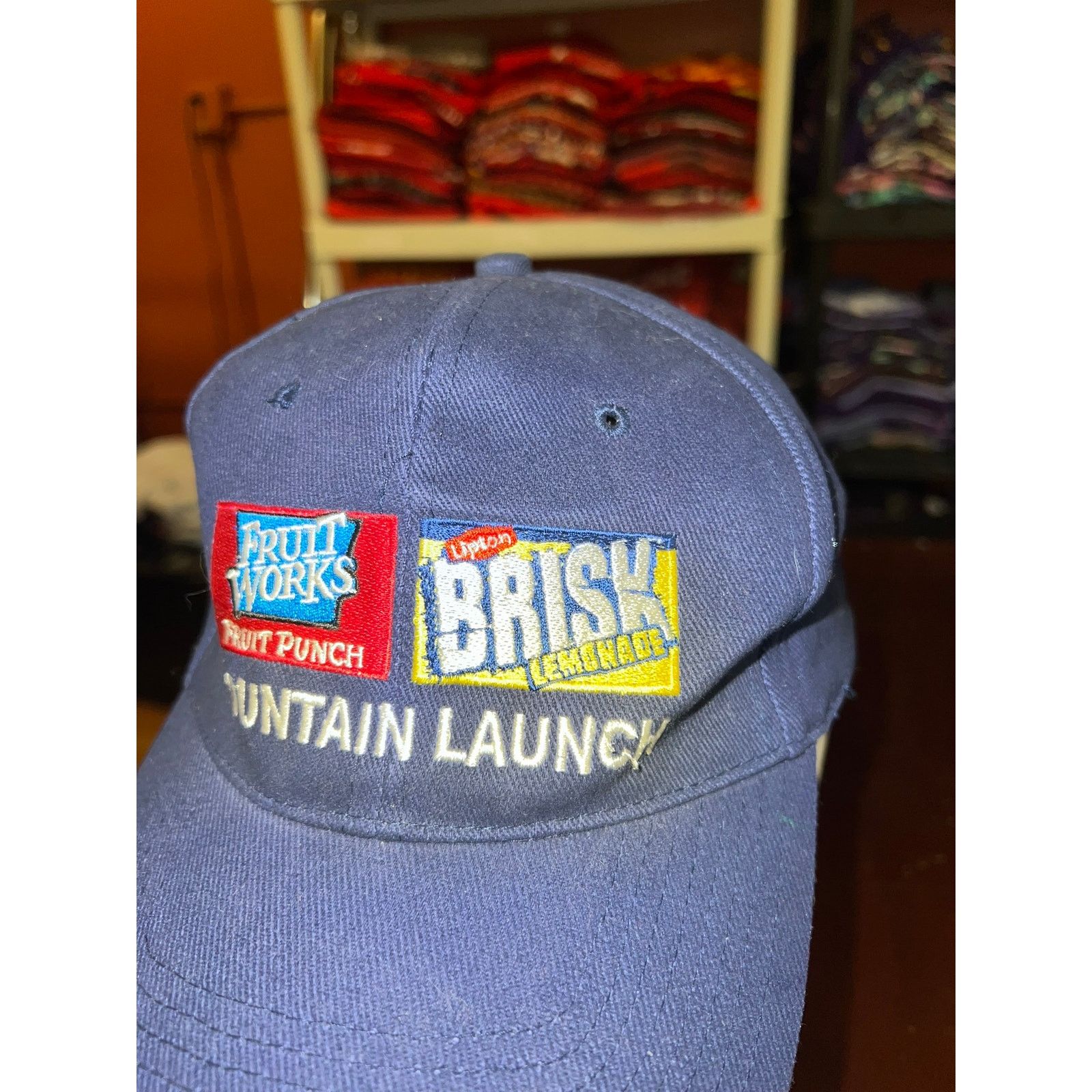 Vintage Vintage Brisk Lemonade Hat Fruit Works Punch Lipton Cap Size ONE SIZE - 4 Thumbnail