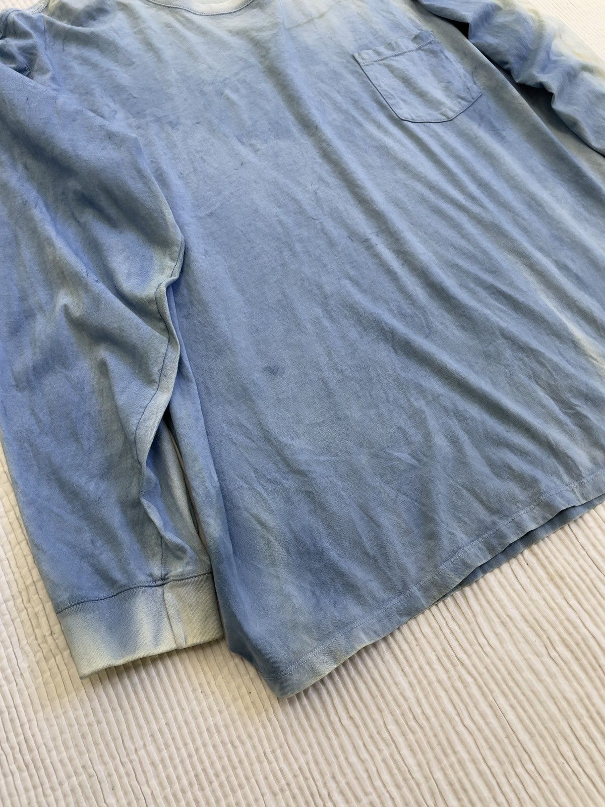 Indigo Indigo Schloppy Dyed Sunfaded Longsleeve Size US XL / EU 56 / 4 - 4 Thumbnail