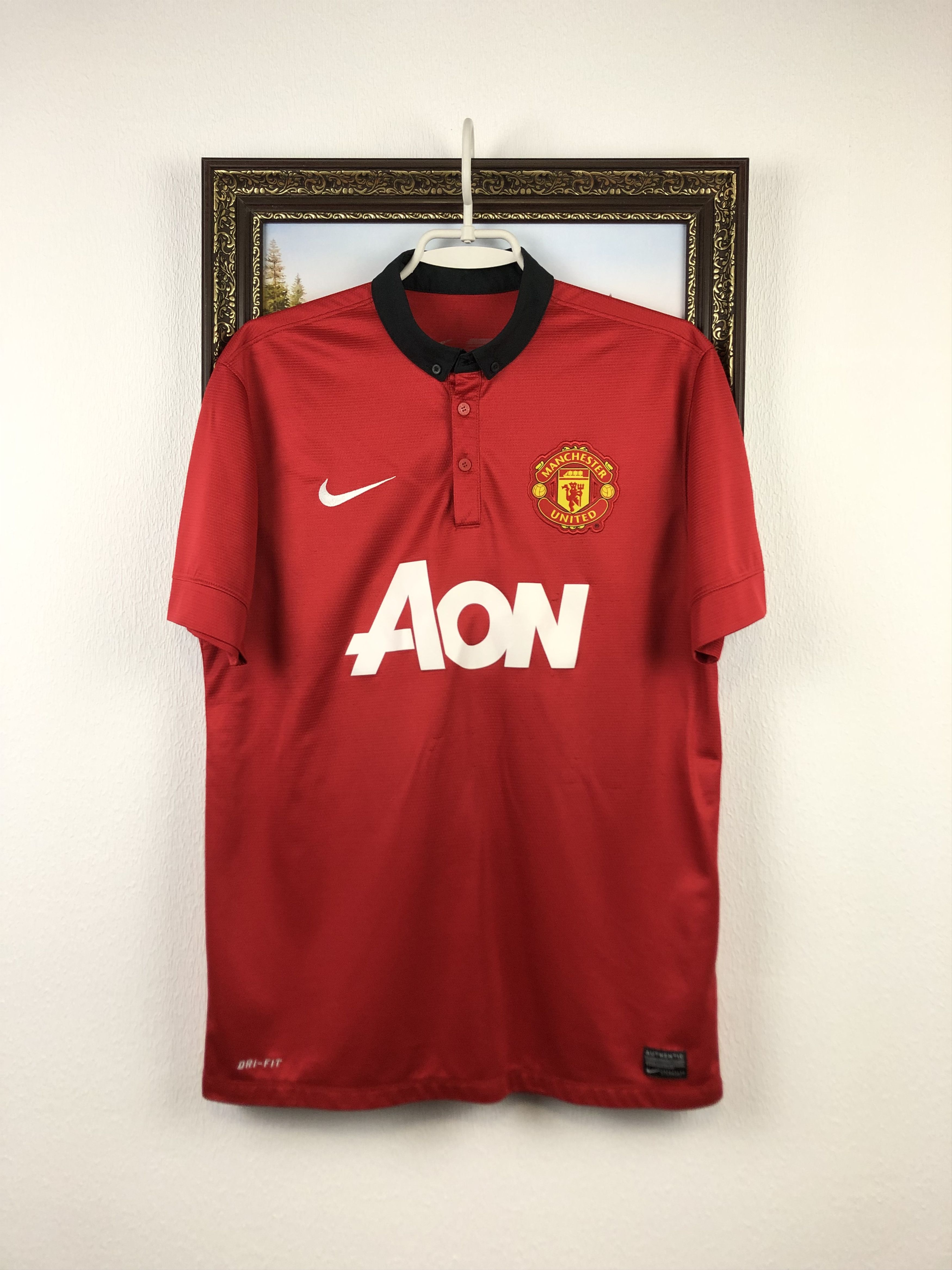 Nike Manchester United football shirt 2013 Soccer Nike Jersey Size US M / EU 48-50 / 2 - 1 Thumbnail