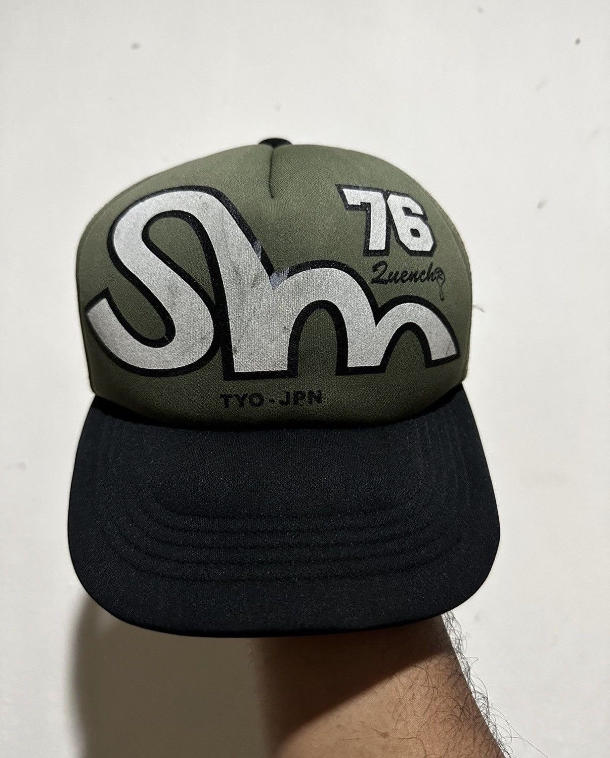 Japanese Brand VTG Quench Tokyo Trucker Hat Size ONE SIZE - 2 Thumbnail