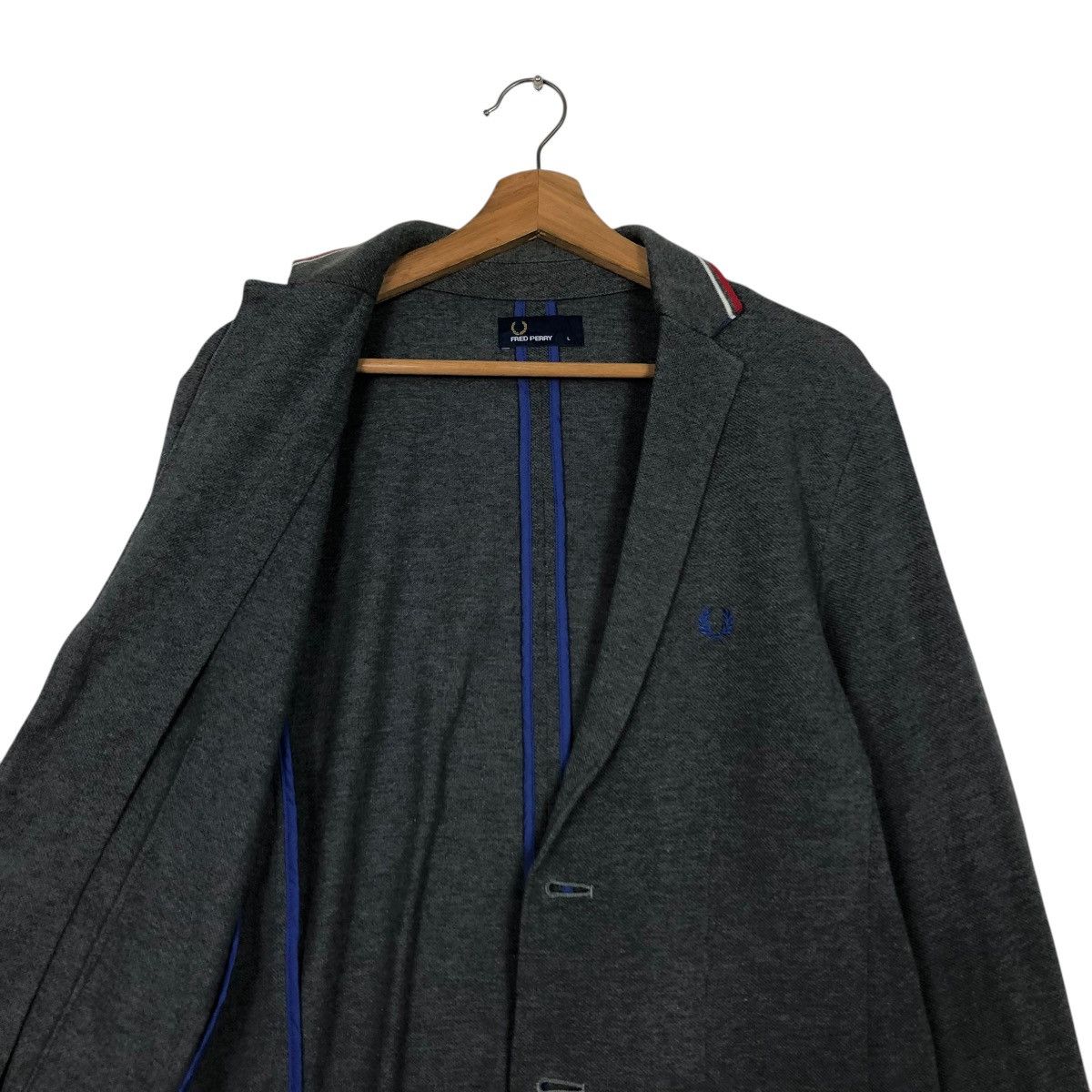 Japanese Brand 🔥VINTAGE BUTTON JACKET CARDIGAN FRED PERRY Size US L / EU 52-54 / 3 - 14 Thumbnail