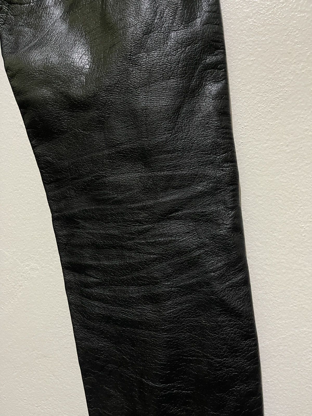 Genuine Leather × Vintage Leather Pants Biker Size US 29 - 13 Thumbnail