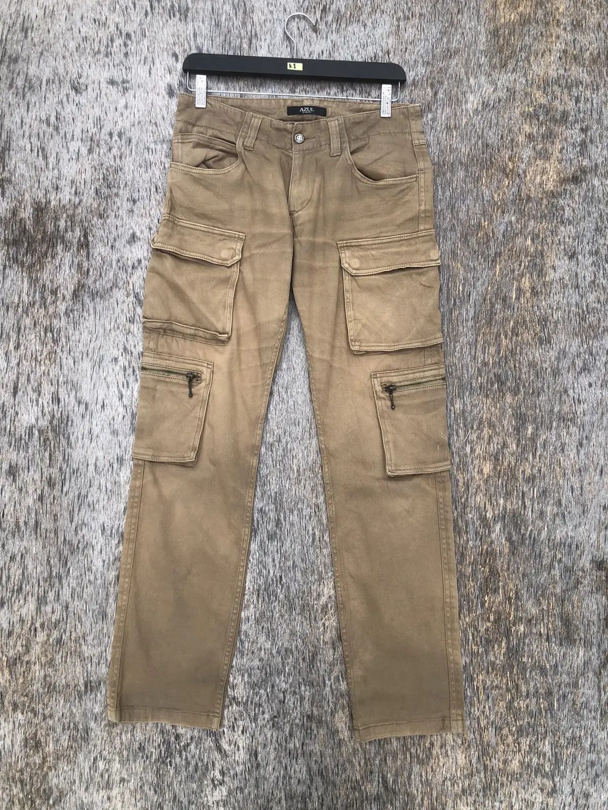Japanese Brand × Vintage Vintage Japanese Cargo Pants 9 Pocket Tactical Cargo Size US 30 / EU 46 - 1 Thumbnail