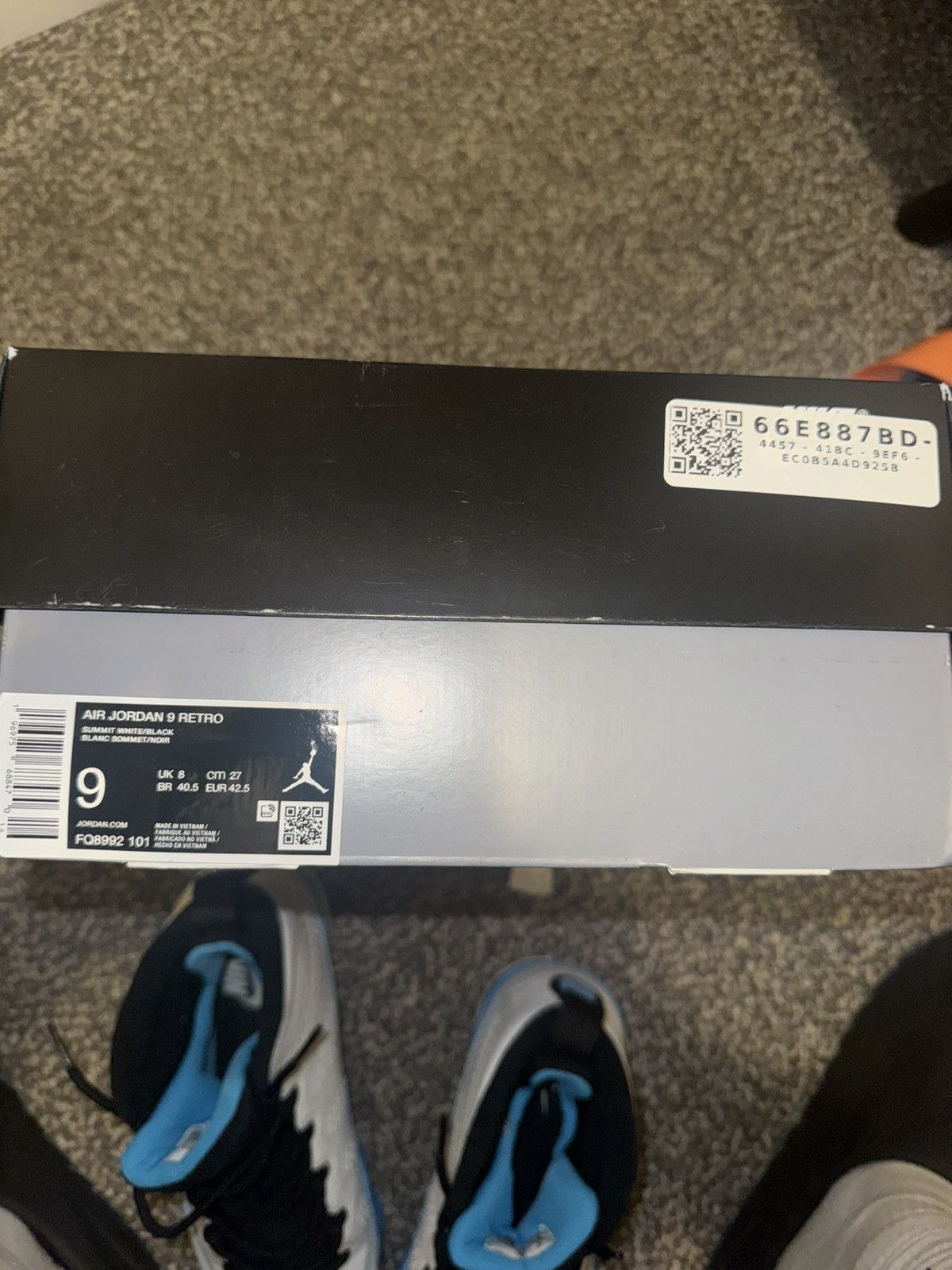 Jordan Brand Jordan 9 Retro Powder Blue Size US 9 / EU 42 - 6 Thumbnail