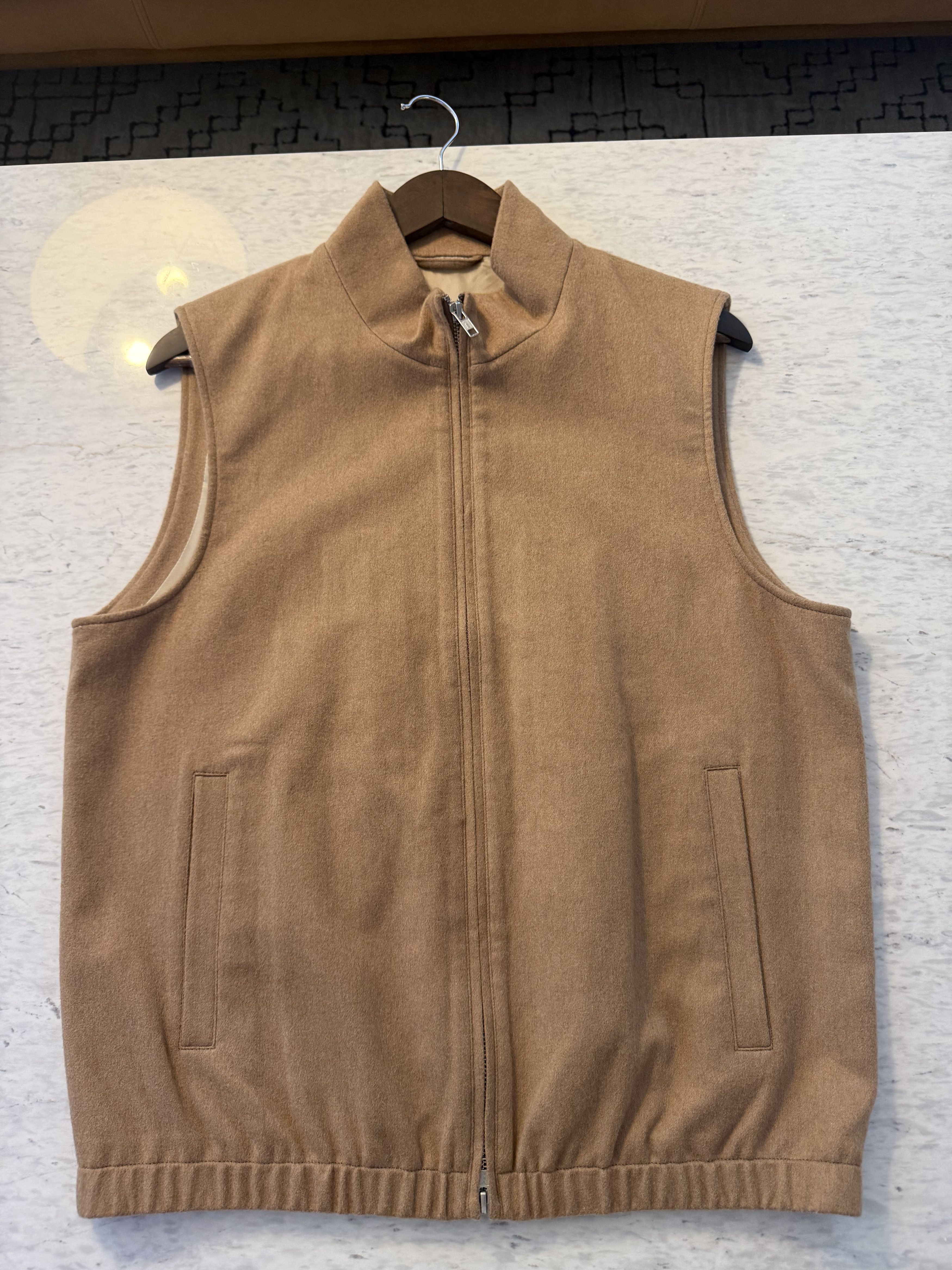 Suitsupply Camel Vest Size US M / EU 48-50 / 2 - 1 Thumbnail