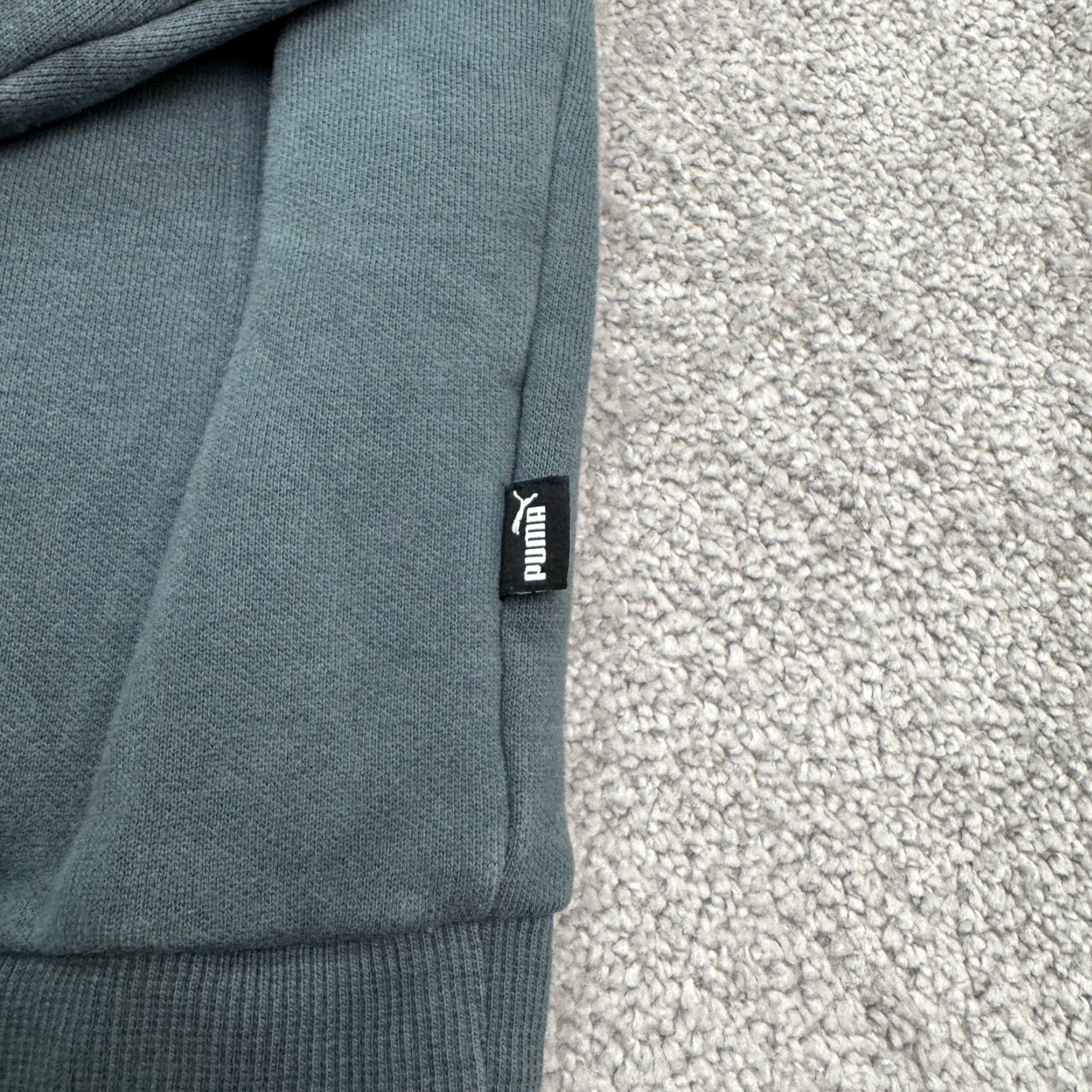 Puma Puma Way 1 Hoodie Pullover Sweatshirt Men XL Blue Embroidered Fleece Drawstring Hoodie Mens XL Blue Puma Way 1 Size US XL / EU 56 / 4 - 4 Thumbnail