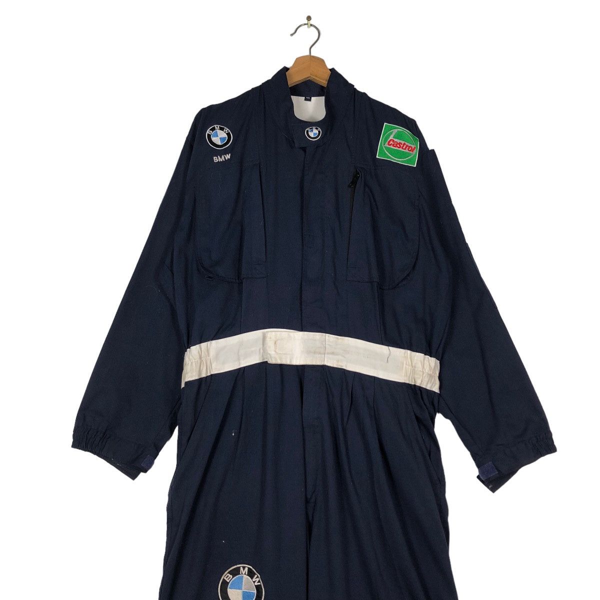 Japanese Brand 🔥Vintage Overall Racing BMW Williams F1 Team HP Castrol Size US 38 / EU 54 - 5 Thumbnail