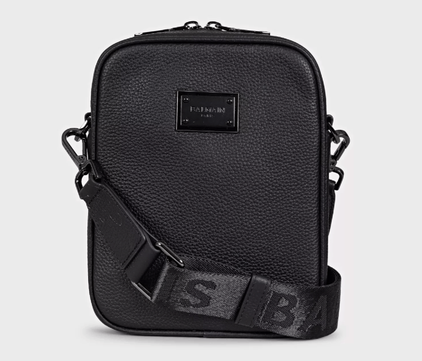Balmain Balmain Black Leather Crossbody Bag Size ONE SIZE - 1 Thumbnail