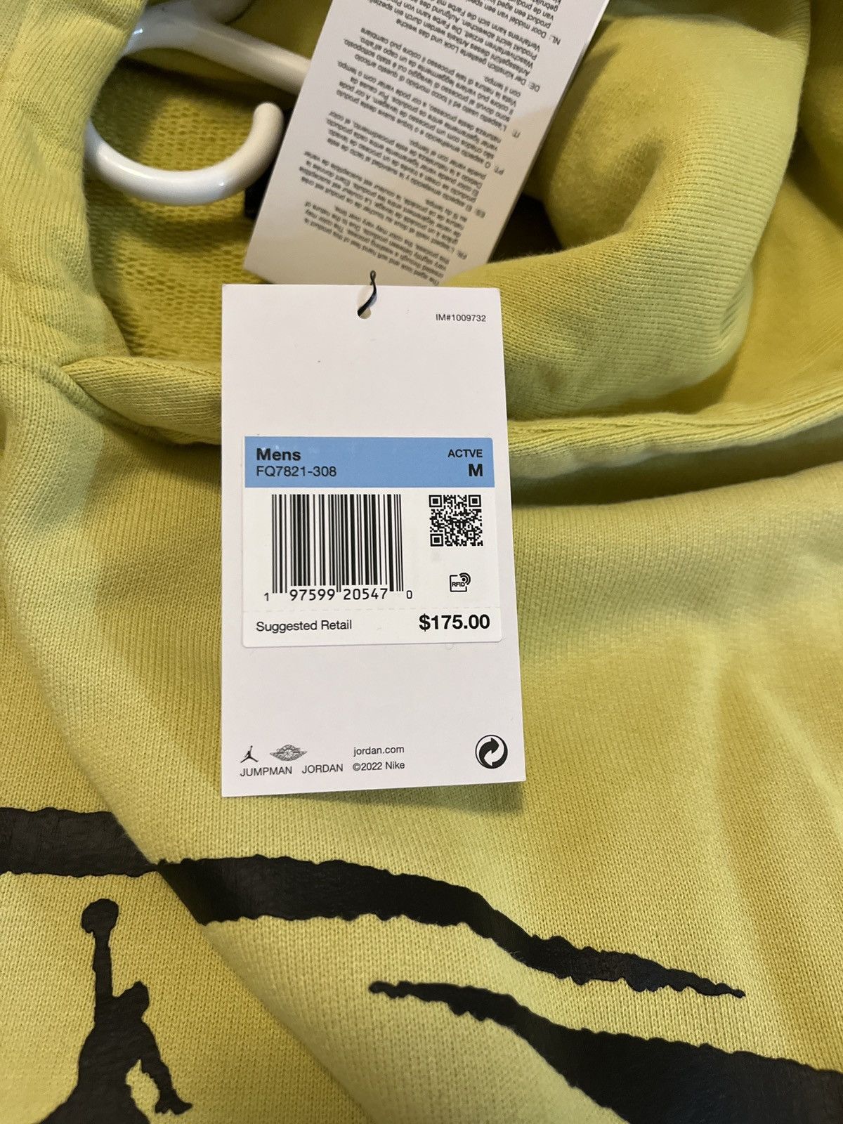 Jordan Brand × Travis Scott Nike Air Jordan Travis Scott Celery Hoodie Cactus Jack Size US M / EU 48-50 / 2 - 5 Thumbnail