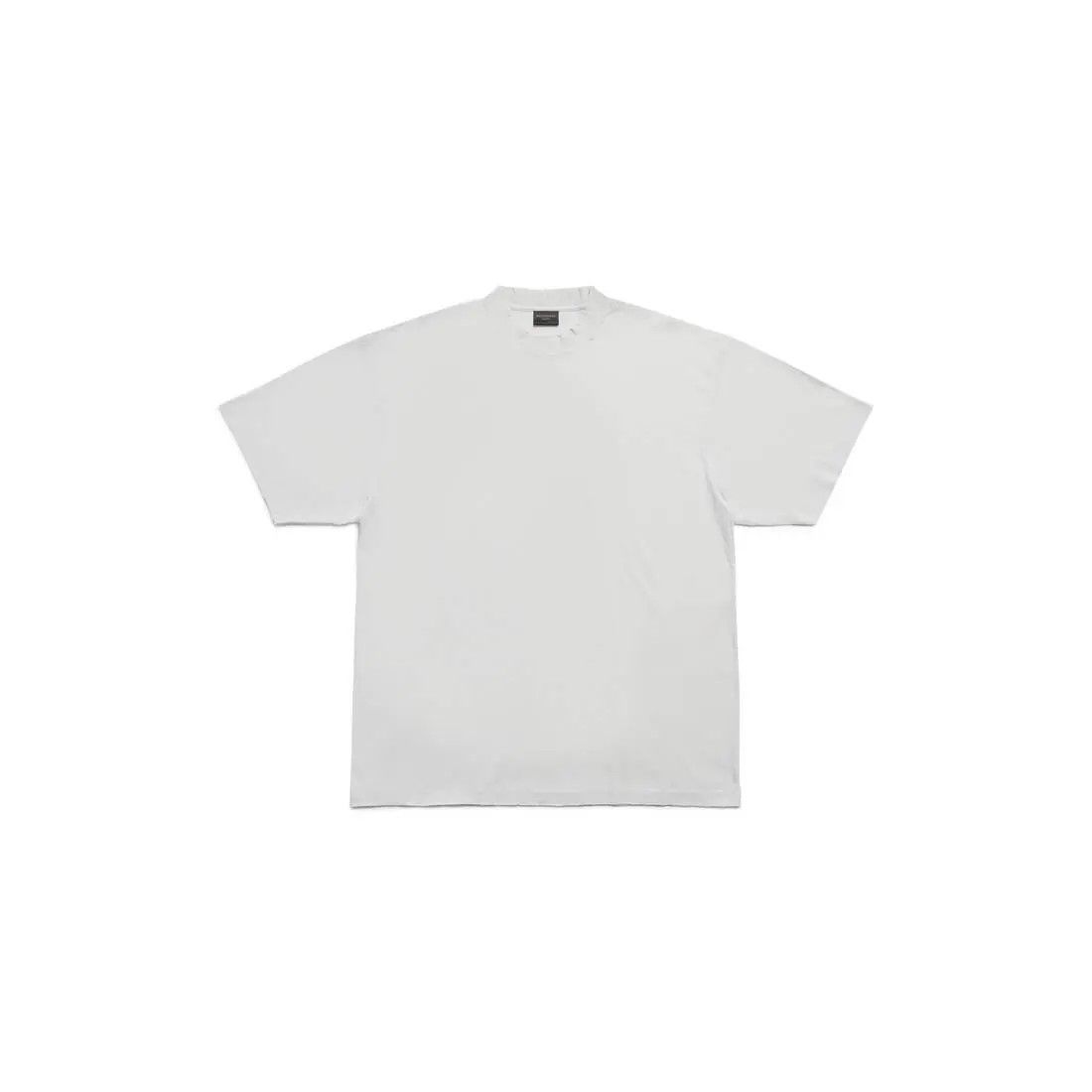 Balenciaga o1mt1gz0525 T-Shirt Medium Fit in White Size XS / US 0-2 / IT 36-38 - 1 Thumbnail
