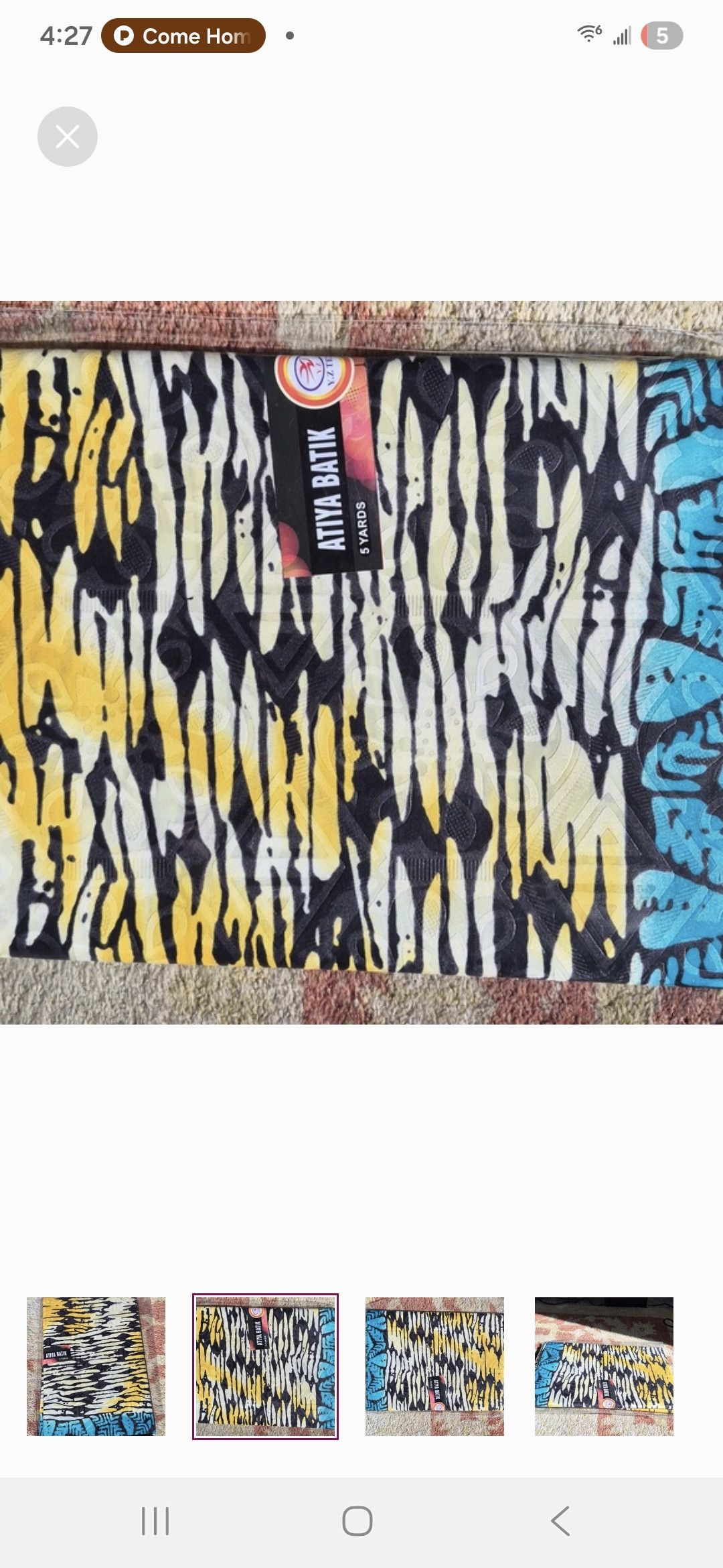 Other Atiya Batik Fabric Size ONE SIZE - 2 Thumbnail