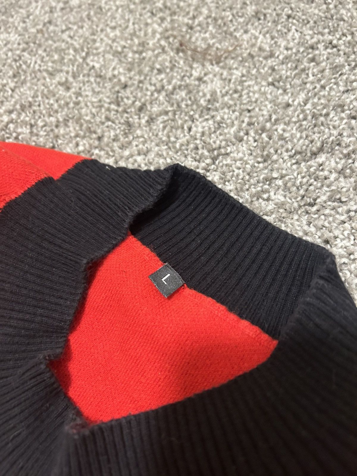 Kodone Kodone “U&Me” Red Sweater - Large Size US L / EU 52-54 / 3 - 3 Thumbnail