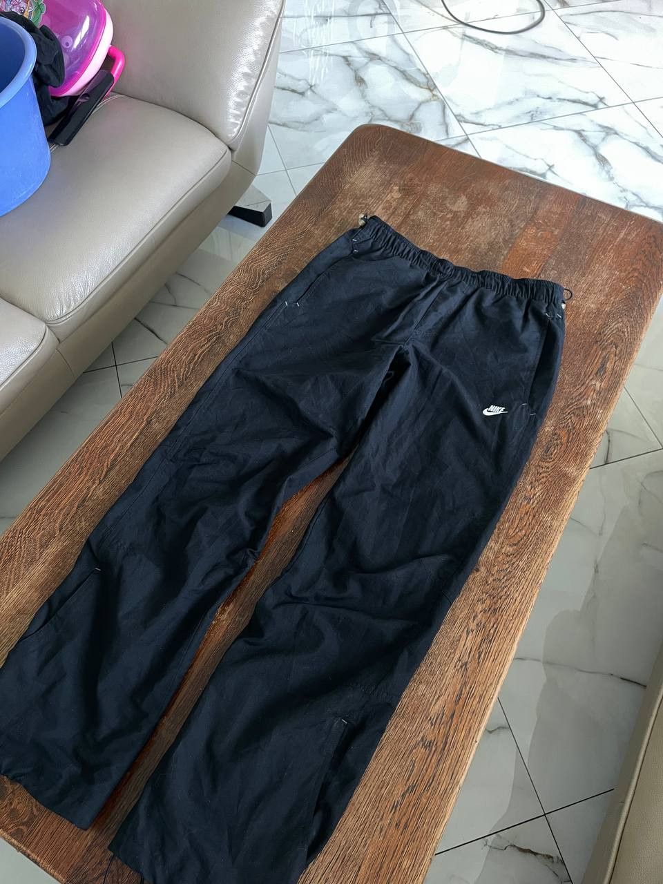 Nike Vintage Nike Rare Nylon Drill Y2K Pants 00s Size US 36 / EU 52 - 3 Thumbnail