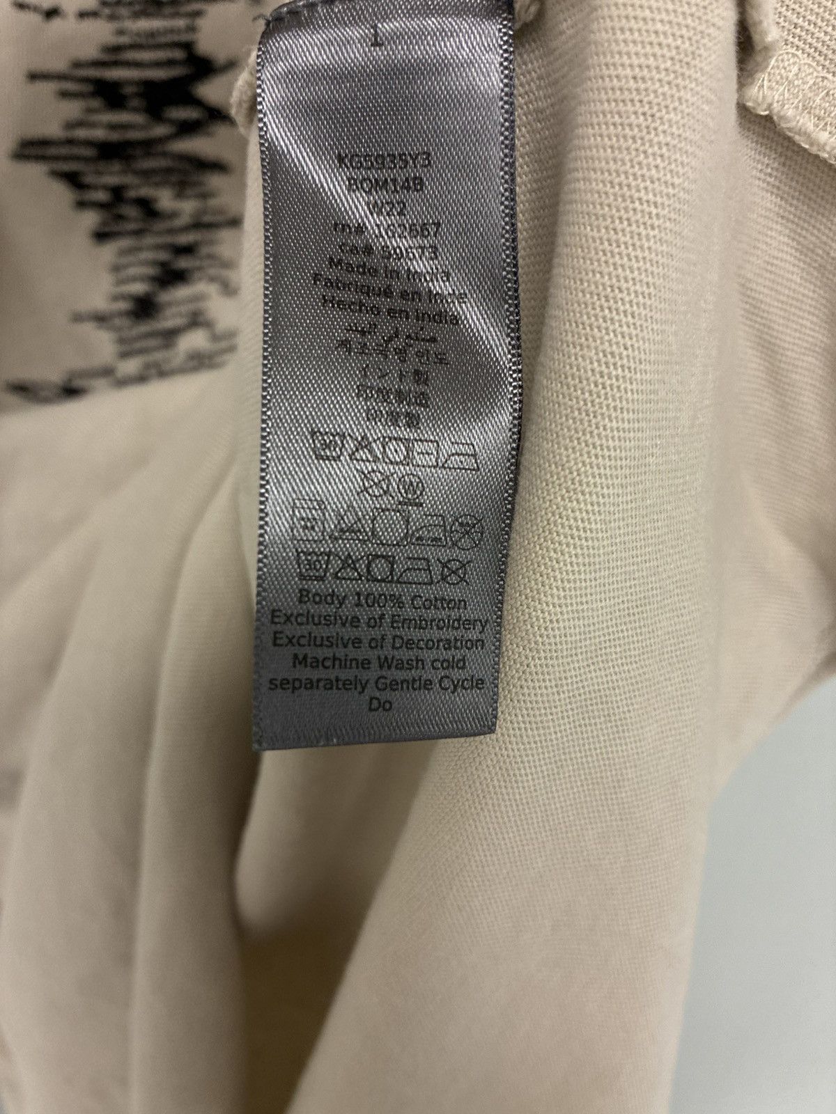 John Varvatos Distorted Peace Tee Medium Size US M / EU 48-50 / 2 - 11 Thumbnail