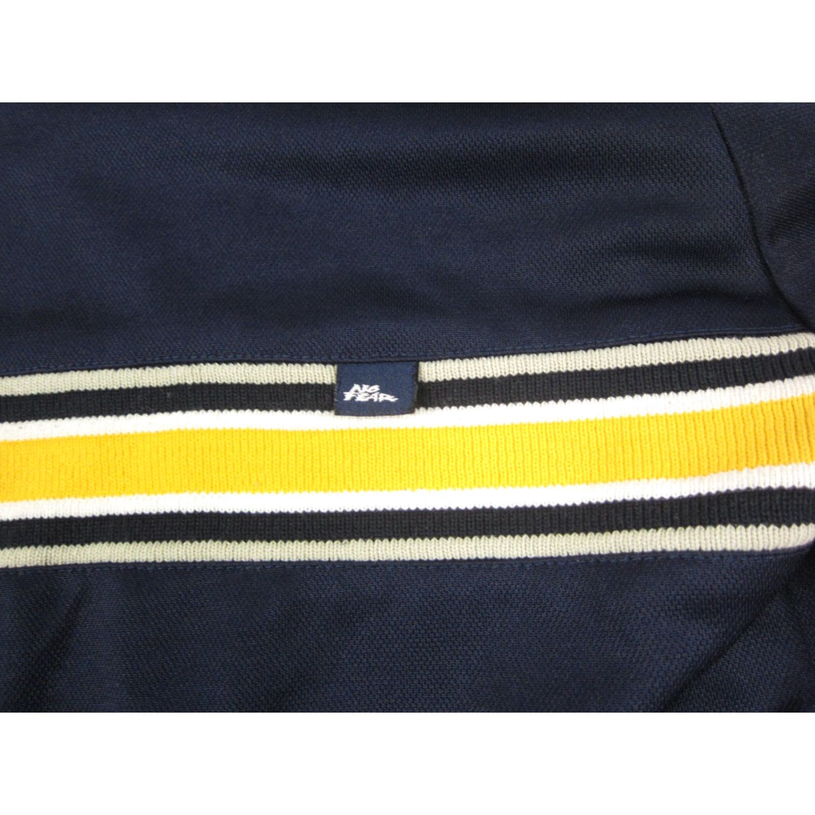 No Fear VINTAGE No Fear Polo Shirt XL Mens Blue Golf Made in USA Y2K Striped Size US XL / EU 56 / 4 - 3 Thumbnail