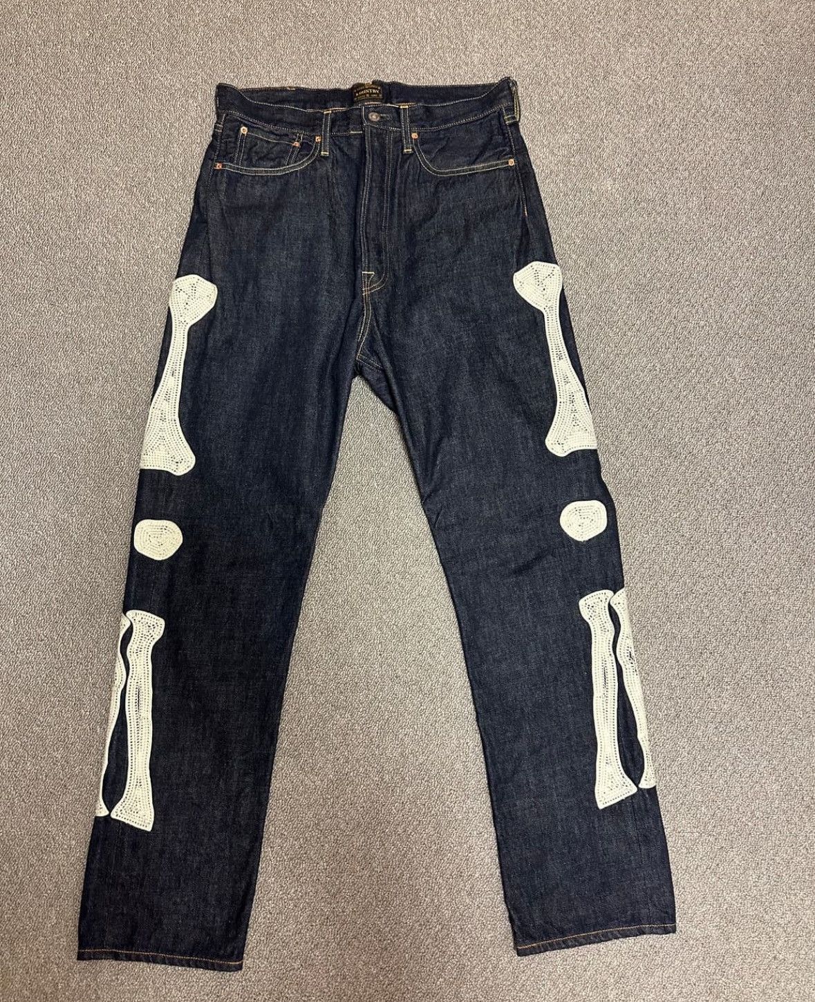 Kapital Kapital 12.5oz Mexican Tuxedo Bone Denim Pants Size US 32 / EU 48 - 2 Thumbnail