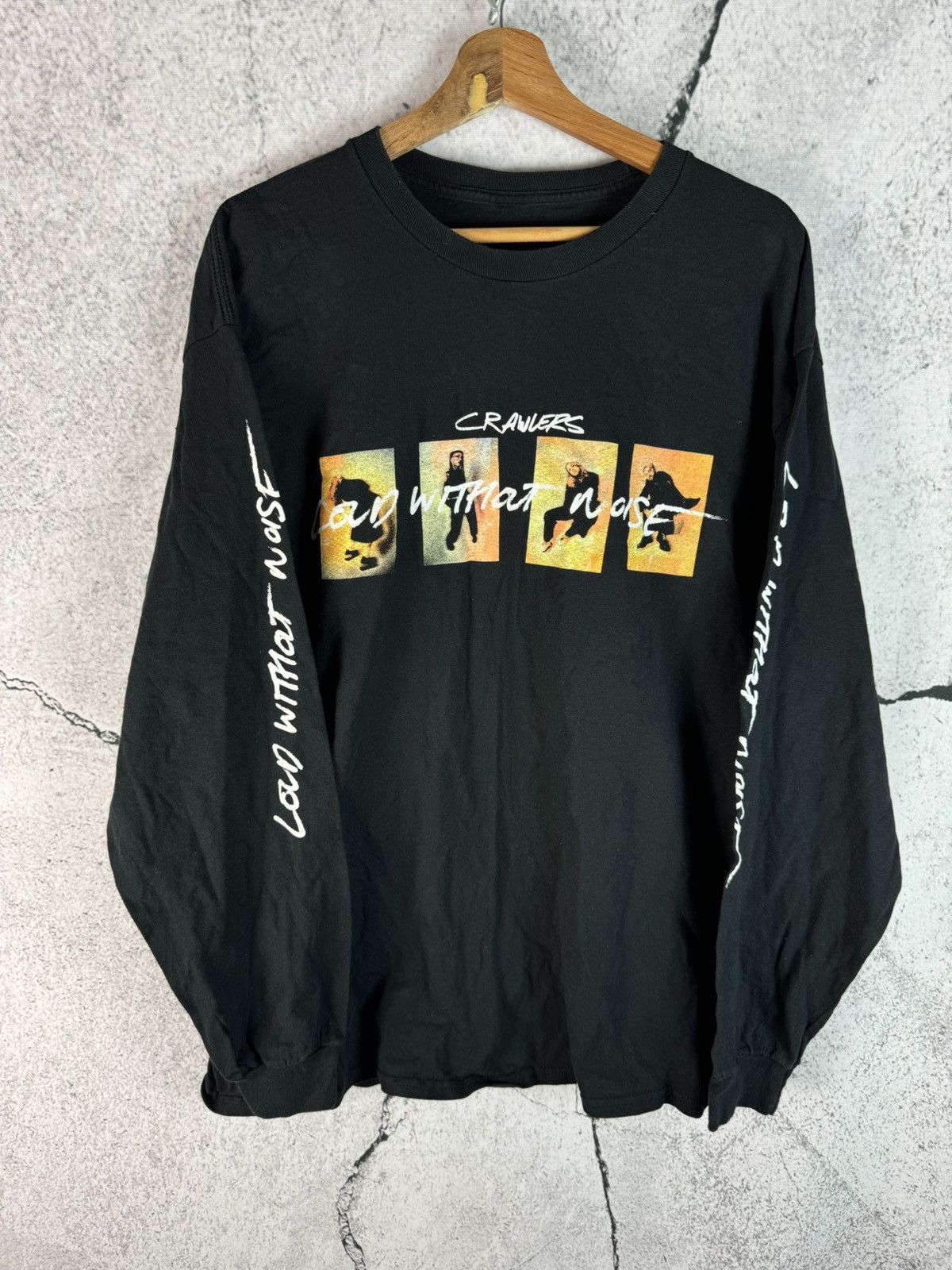 Band Tees × Vintage Vintage Crawlers band tshirt long sleeve Black Size US XL / EU 56 / 4 - 1 Thumbnail