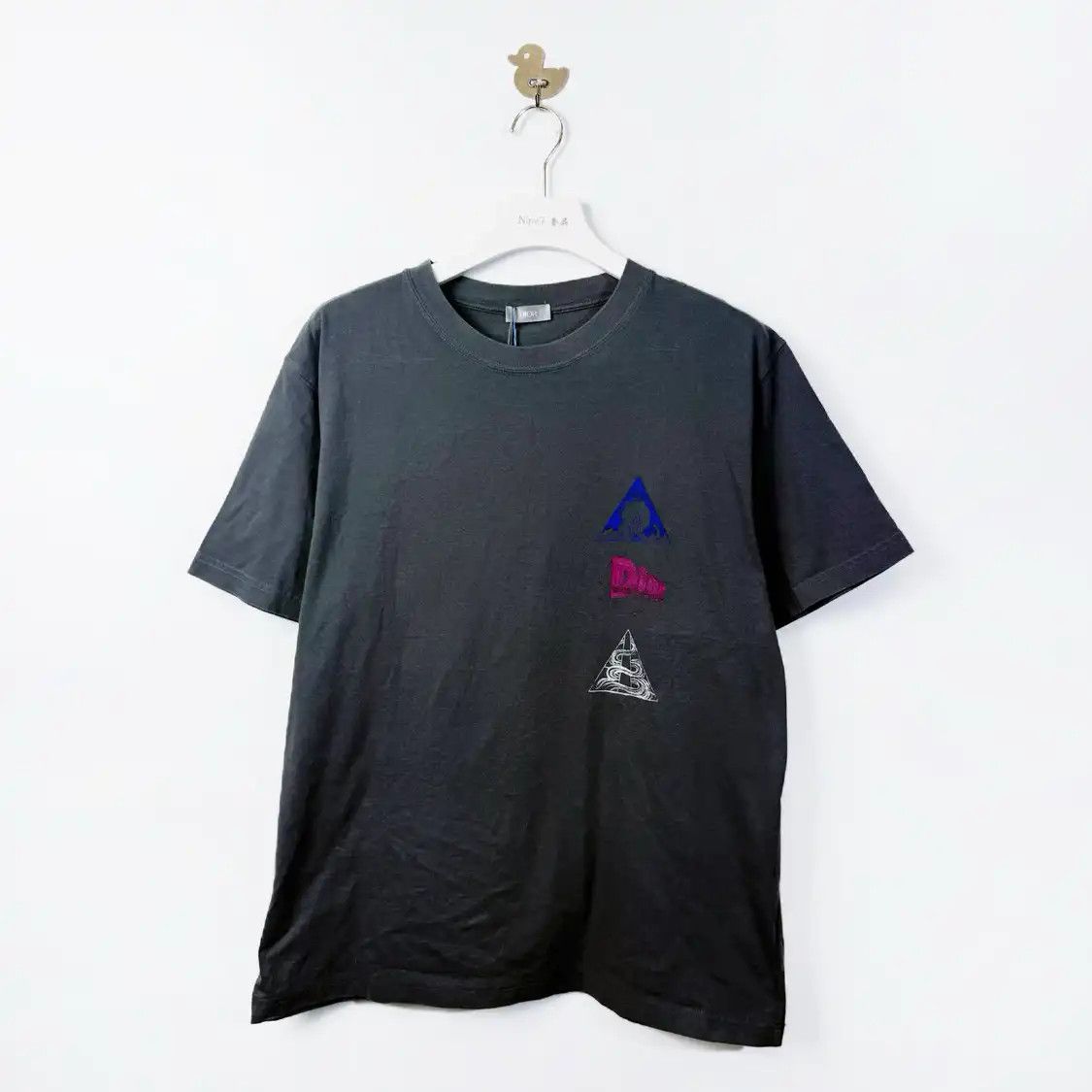 Dior Dior x Air Jordan Gray Short Sleeve T-Shirt | Grailed