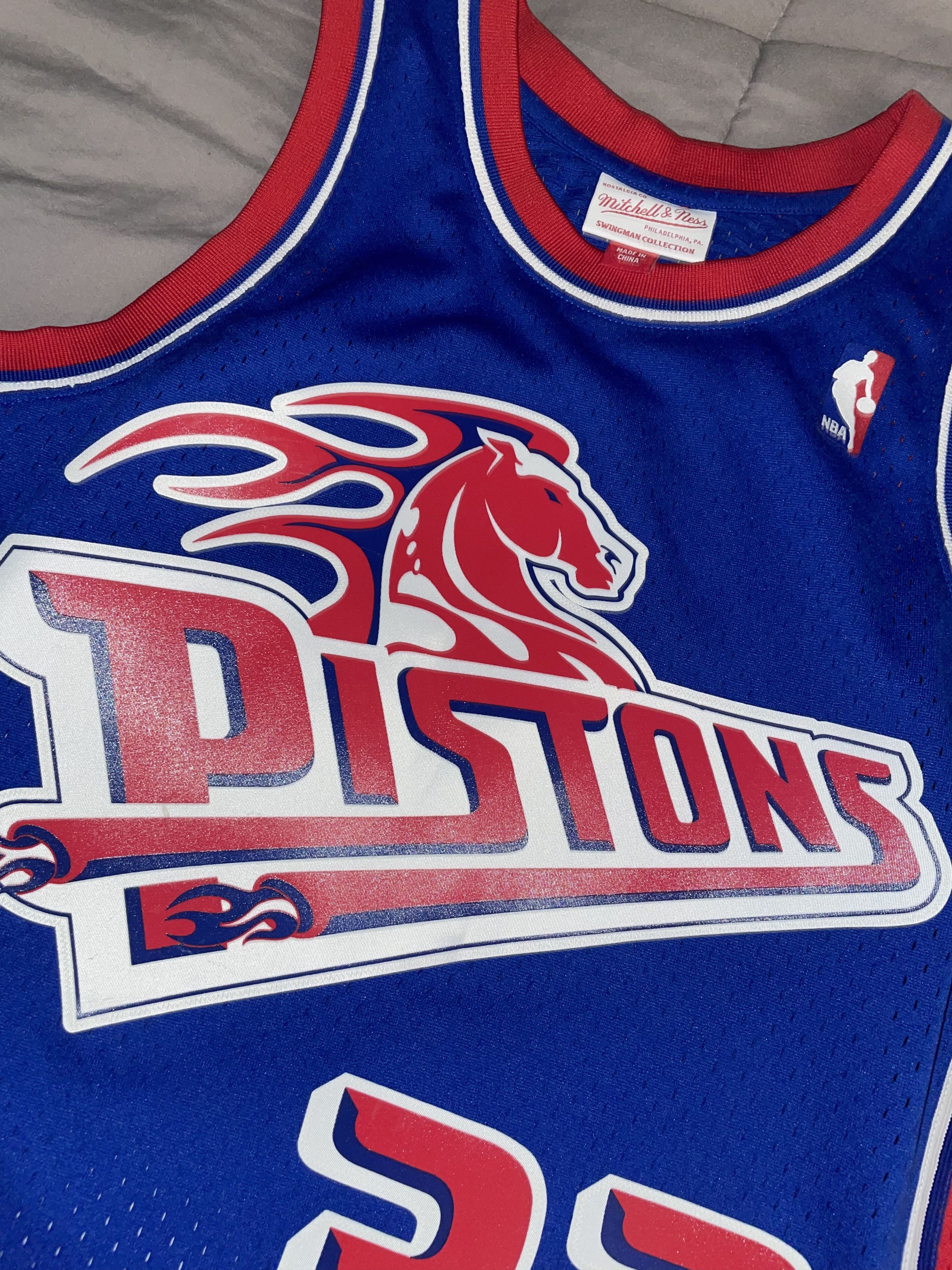 Mitchell & Ness × NBA Hardwood Classics Grant Hill Detroit Pistons TB Jersey Size US S / EU 44-46 / 1 - 3 Thumbnail