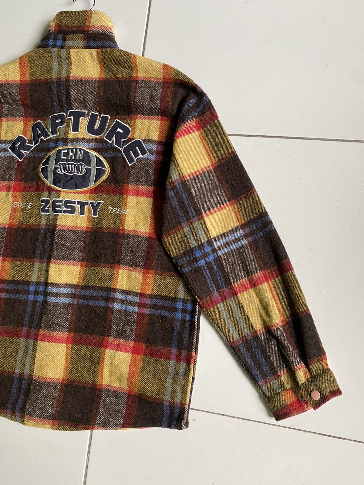 Flannel × Japanese Brand CHN baseball Zesty rapture Button Shirt Size US XL / EU 56 / 4 - 6 Thumbnail