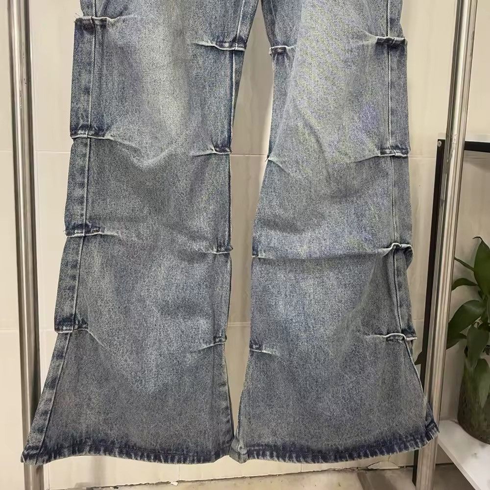 Jean × Vintage Distressed Micro-flare Jeans Size US 31 - 7 Thumbnail