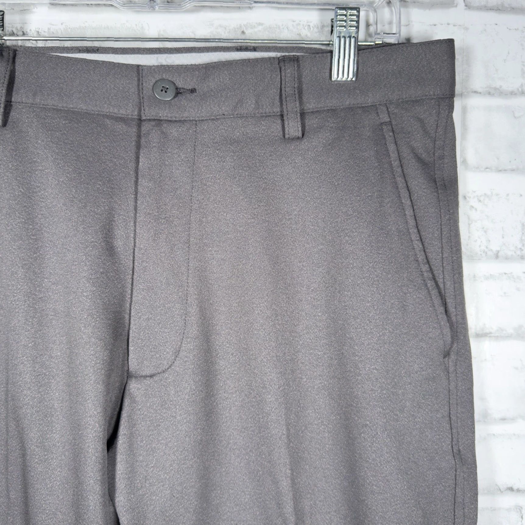 Footjoy FootJoy Gray Casual Polyester Blend Pants Mens Size 32x30 Size US 32 / EU 48 - 2 Thumbnail