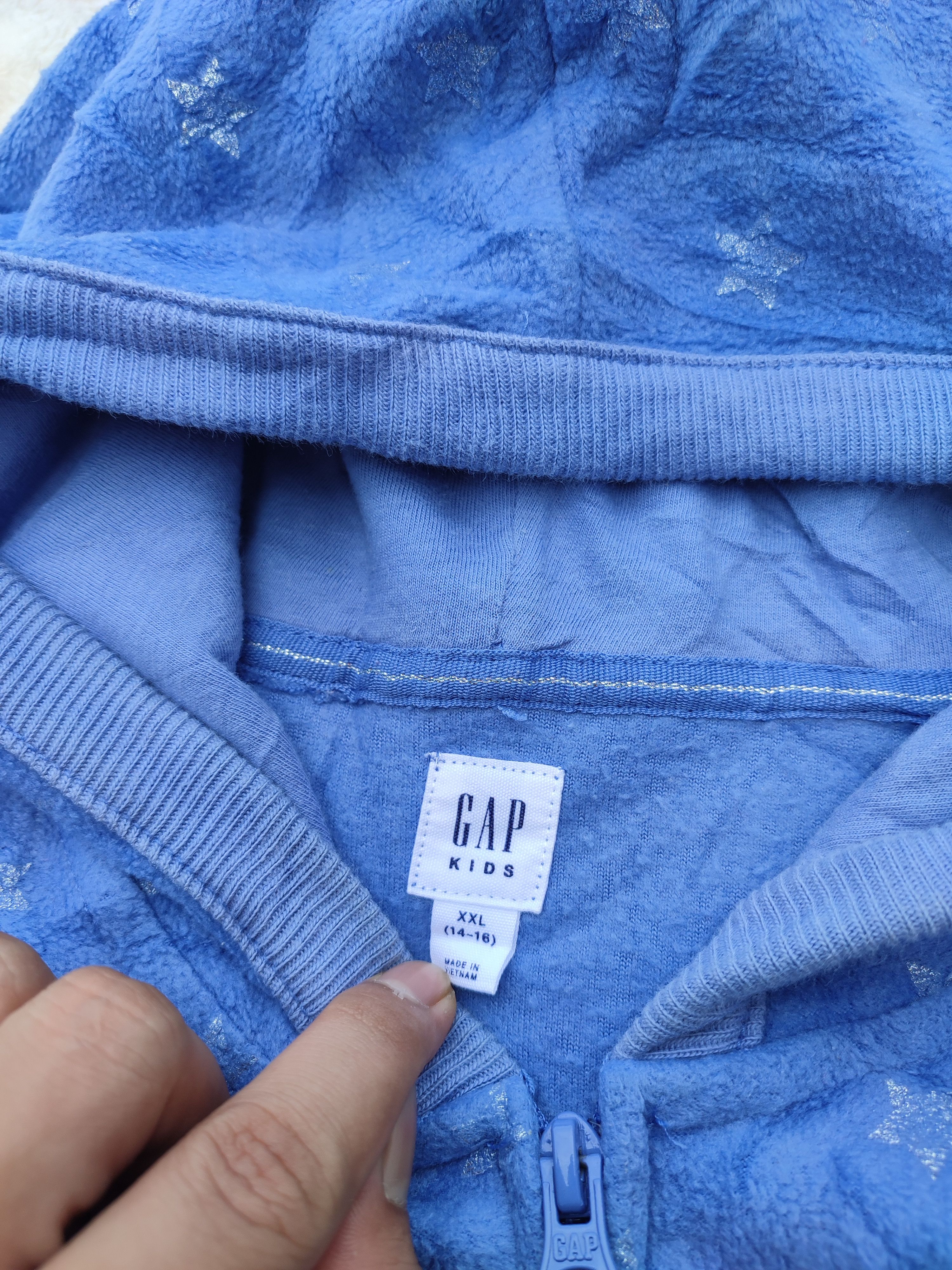 Gap Vintage GAP Star Zip Up Hoodies Size US S / EU 44-46 / 1 - 9 Thumbnail