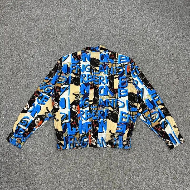 Burberry Burberry Multicolor Polyester Windbreaker Jacket. Size US L / EU 52-54 / 3 - 2 Thumbnail