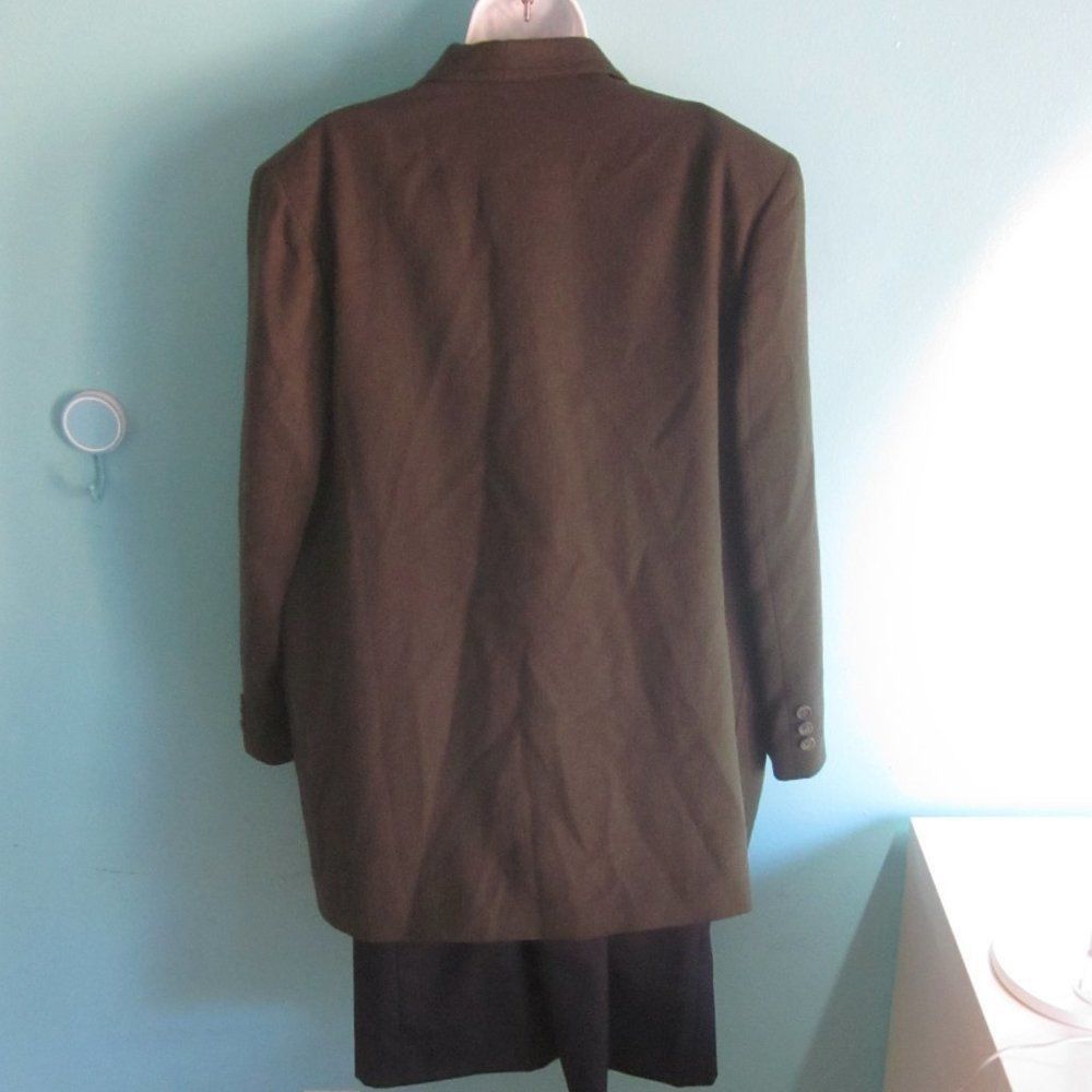 Nordstrom Nordstrom Olive Green Camelhair Coat - sfi Femme - Size 14 Size XL / US 12-14 / IT 48-50 - 9 Thumbnail