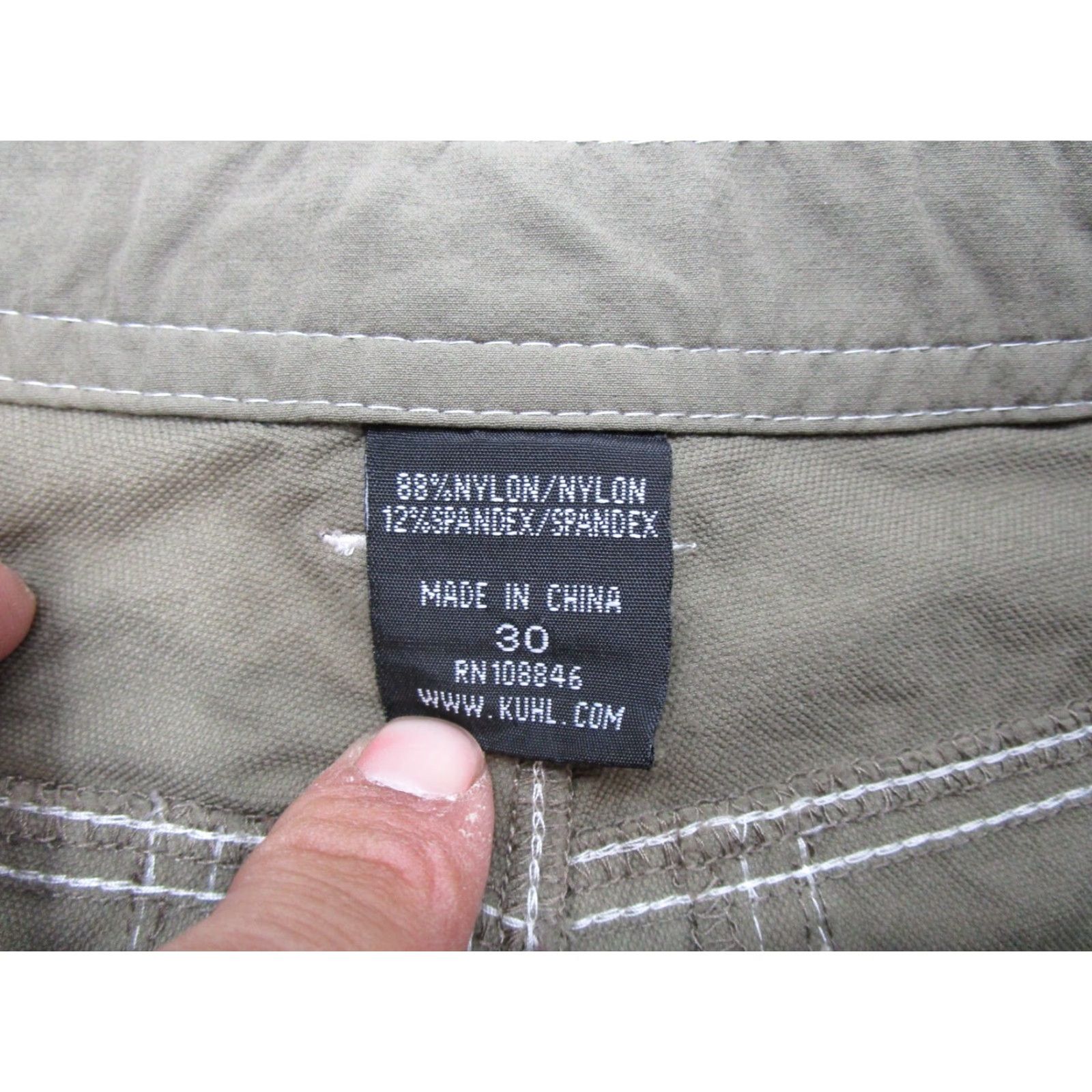 Vintage Kuhl Shorts Mens Size 30 Green Nylon Blend Hiking Cargo Snap Outdoors Stretch Size US 30 / EU 46 - 3 Thumbnail