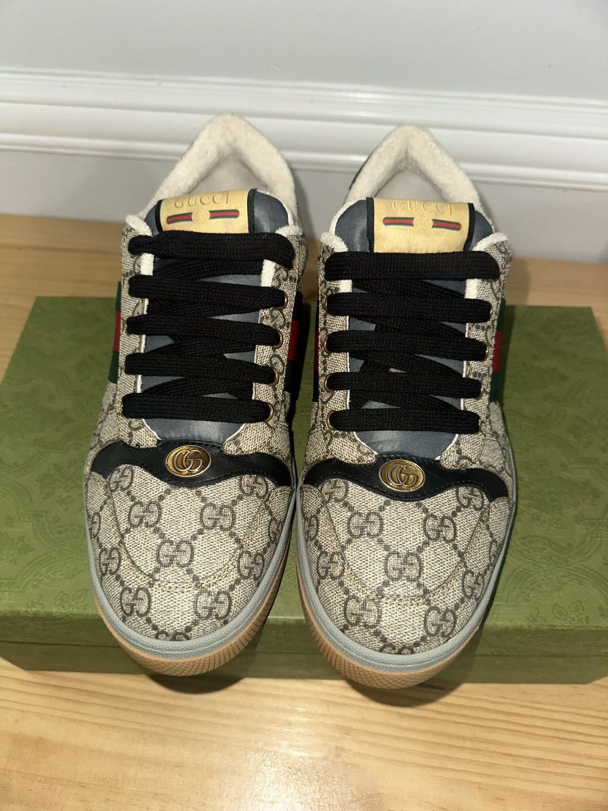 Gucci Gucci screener sneaker Size US 8 / EU 41 - 3 Thumbnail