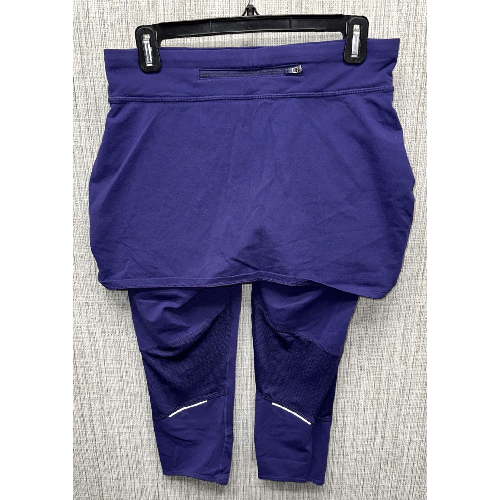 Athleta VINTAGE Athleta Women's Cropped Leggings Activewear Yoga Nylon Blend Purple Size M Women Size 32" / US 10 / IT 46 - 4 Thumbnail