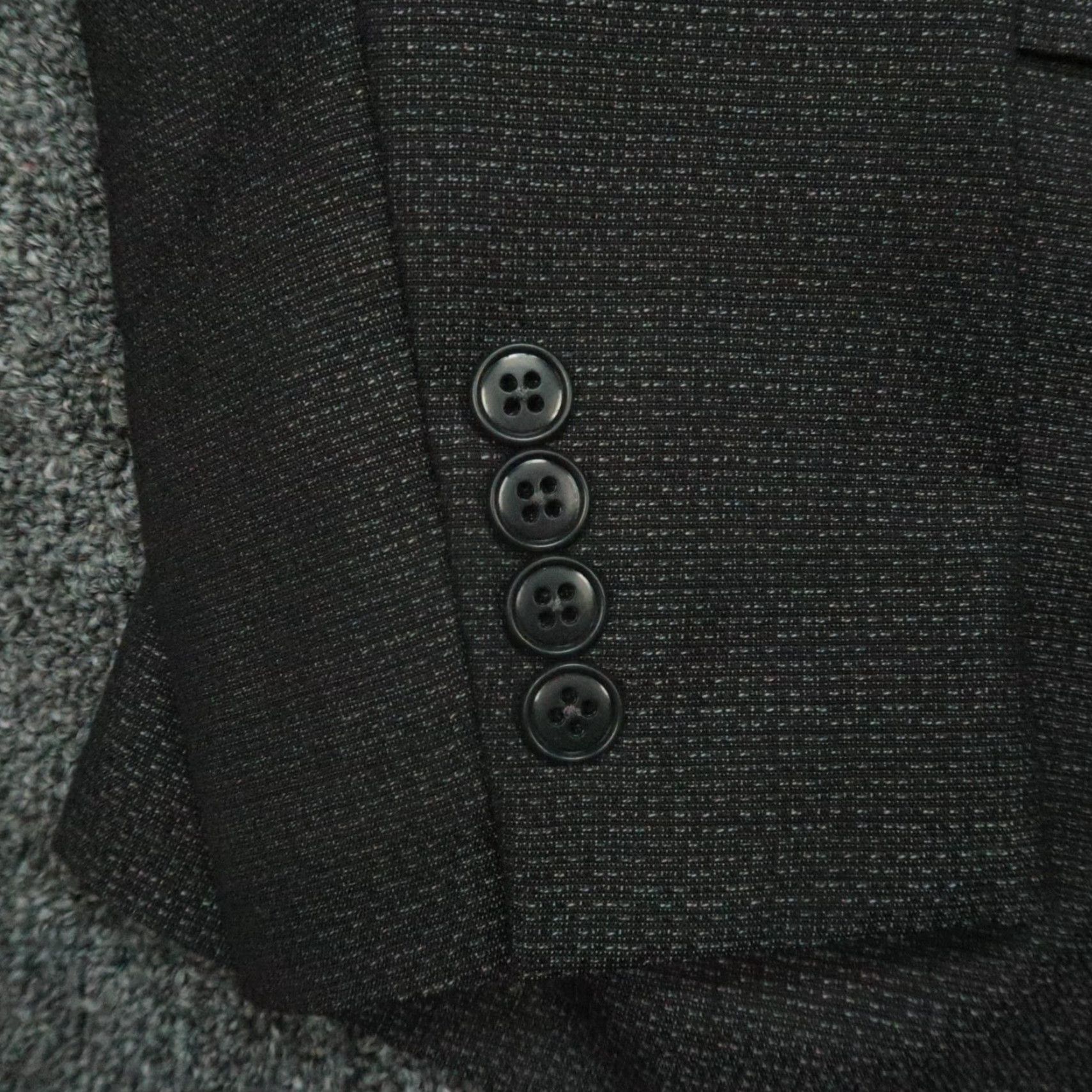John Varvatos John Varvatos Blazer Mens 40R Gray Wool Mercer Signature Tailored Suit Jacket Size 40R - 6 Thumbnail