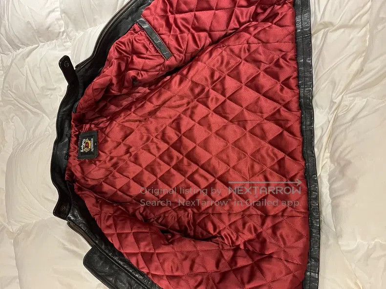 Schott Schott Sheepskin is used as an old leather jacket Size US S / EU 44-46 / 1 - 2 Thumbnail