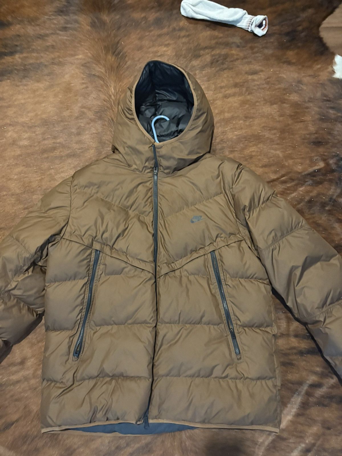 Nike Nike Puffer Jacket Brown XL Heavyweight Winter Coat Size US XL / EU 56 / 4 - 1 Preview
