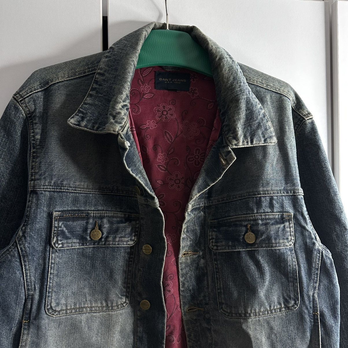 Gant Made in Italy Gant Jeans USA Vintage Denim Jacket Rare Size US S / EU 44-46 / 1 - 2 Thumbnail