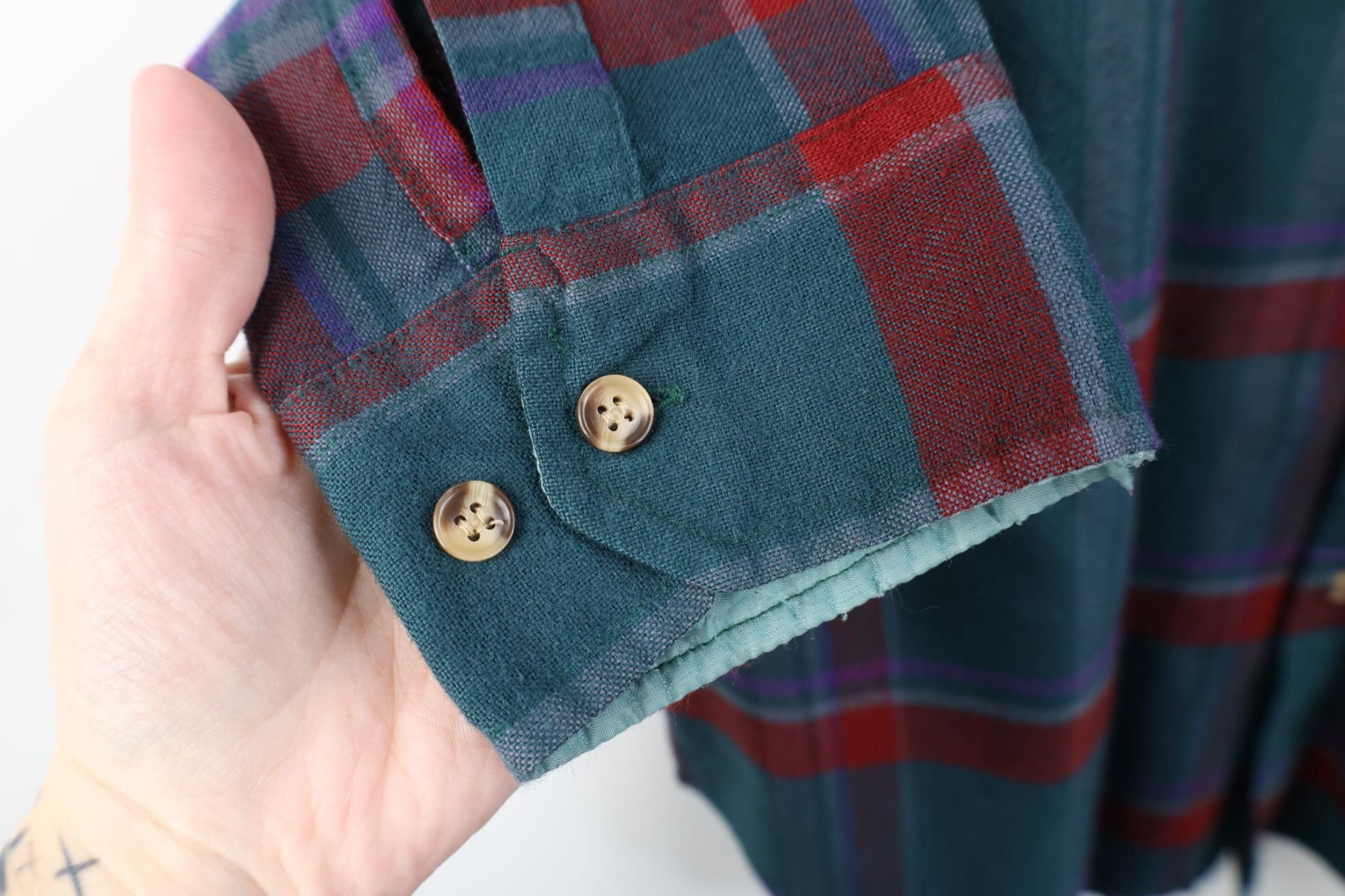 Vintage Vintage 80s 90s Streetwear Pocket Knit Collared Button Shirt Size US M / EU 48-50 / 2 - 9 Thumbnail