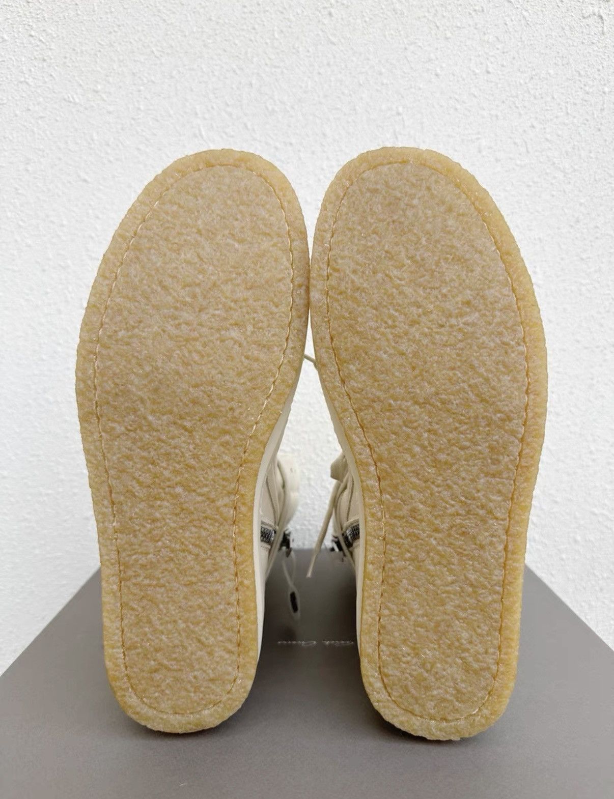 Rick Owens Rick Owens Geobasket Milk White Platform Natural Rubber Sole Size US 9.5 / EU 42-43 - 7 Thumbnail