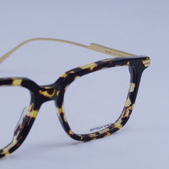 Bottega Veneta Bottega Veneta BV1009O 003 Eyeglasses Havana/Gold 54mm Size ONE SIZE - 2 Thumbnail