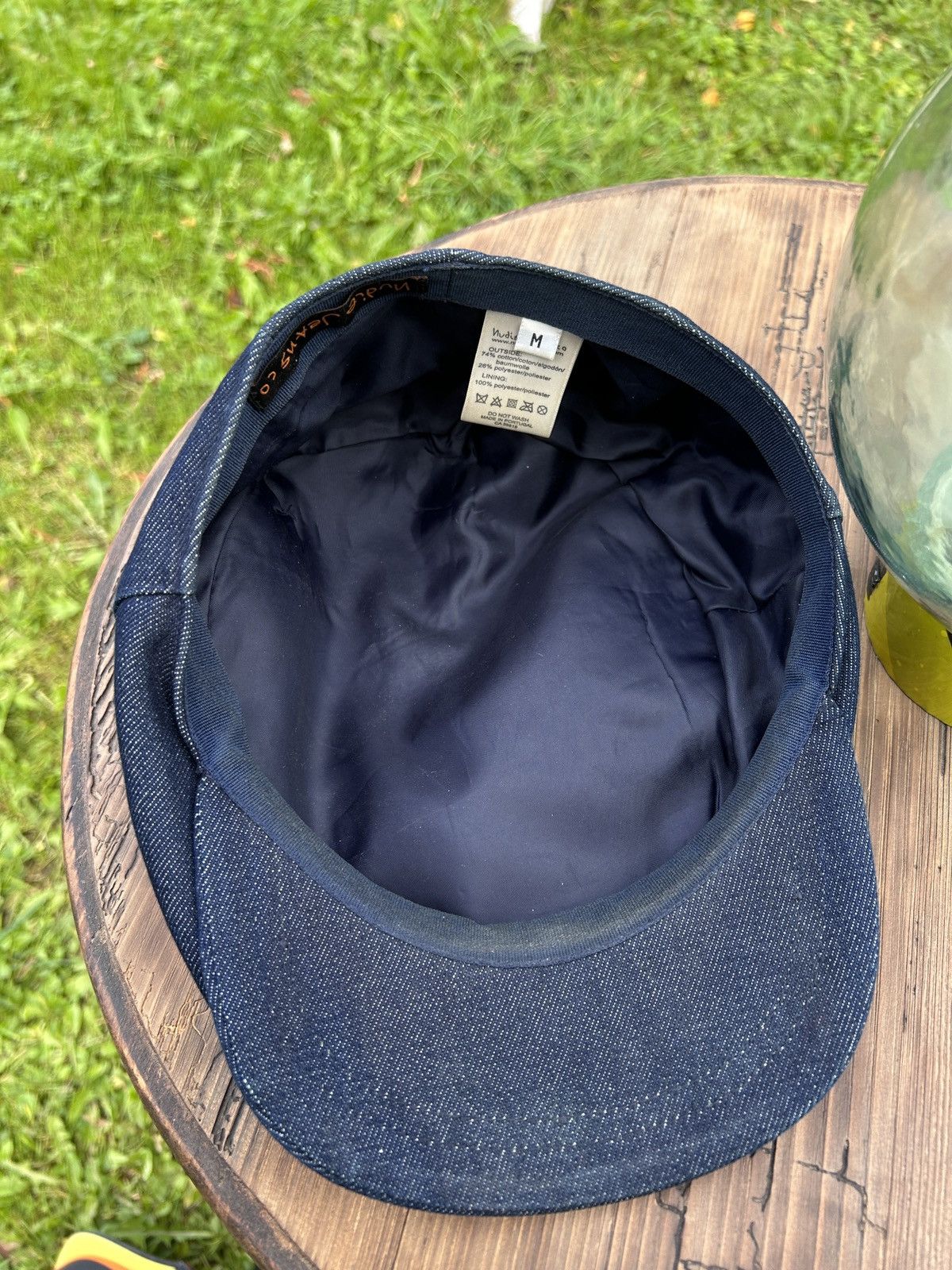 Nudie Jeans Vintage Nudie Jeans Newsboy Denim Flat Cap Hat Size ONE SIZE - 7 Thumbnail