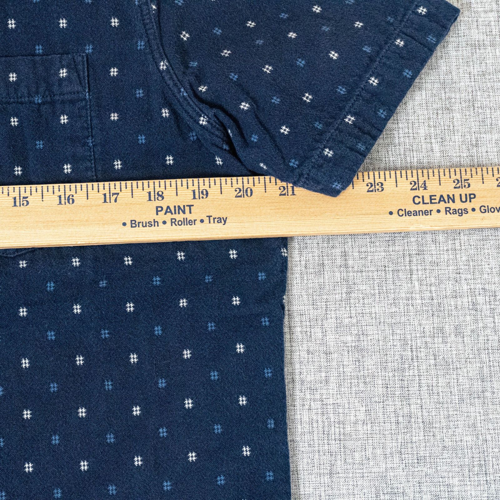 Deus Ex Machina Deus Ex Machina Belbin Check Shirt Short Sleeve Navy Medium Size US M / EU 48-50 / 2 - 7 Thumbnail