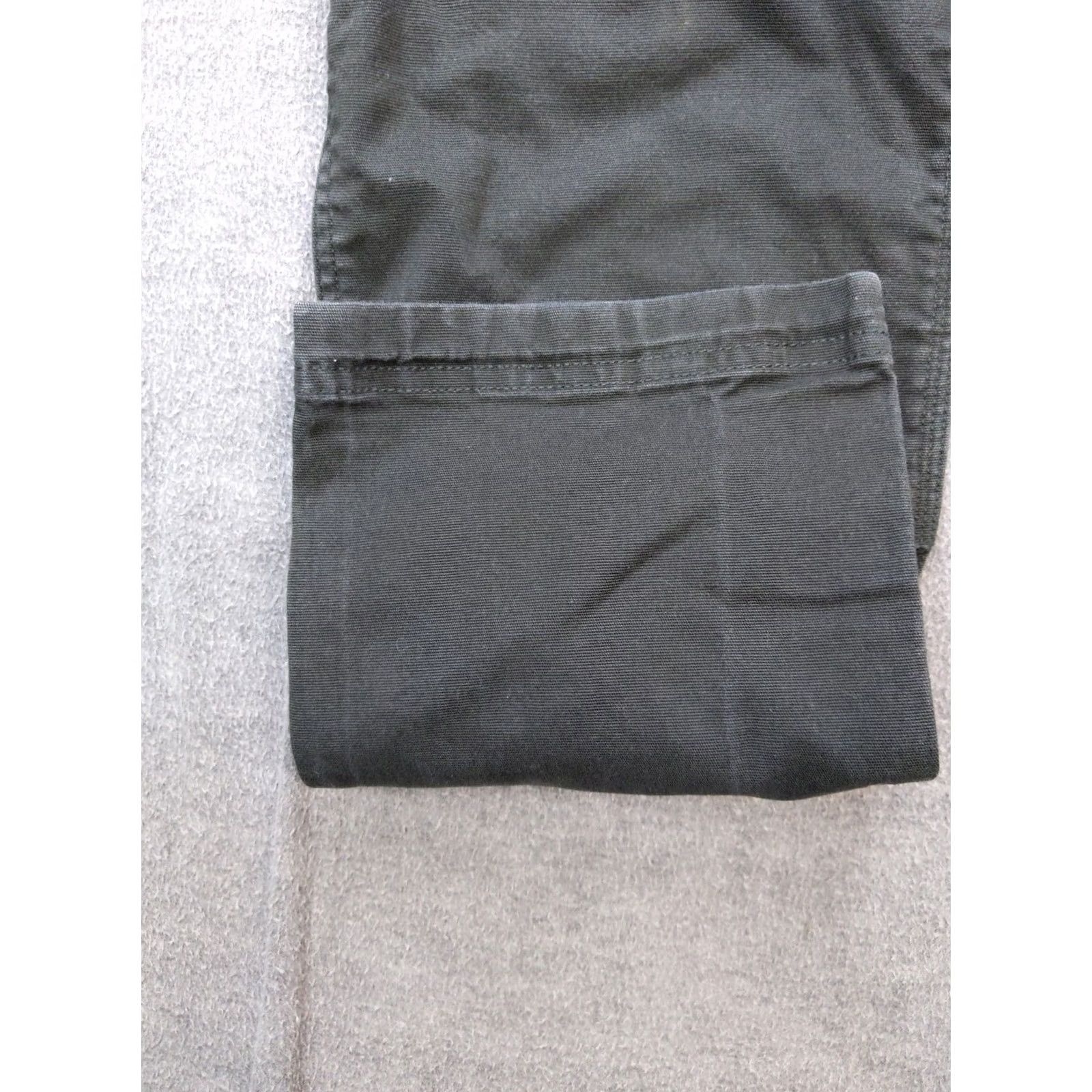 Duluth Trading Company Duluth Trading Co Pants Womens 2 Green Cotton Cargo Stretch Twill Workwear Size 26" / US 2 / IT 38 - 2 Thumbnail