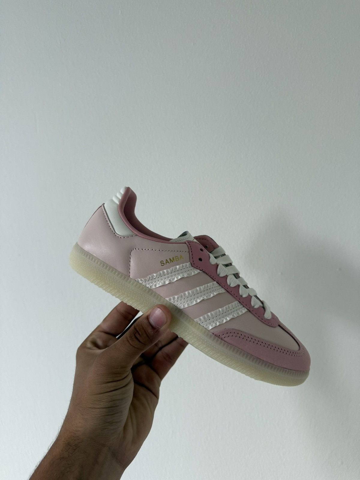 Adidas 🌸 Adidas Samba OG “Ruffle Stripes” Pink – Size EU 42 – New Size US 12 / IT 42 - 7 Thumbnail