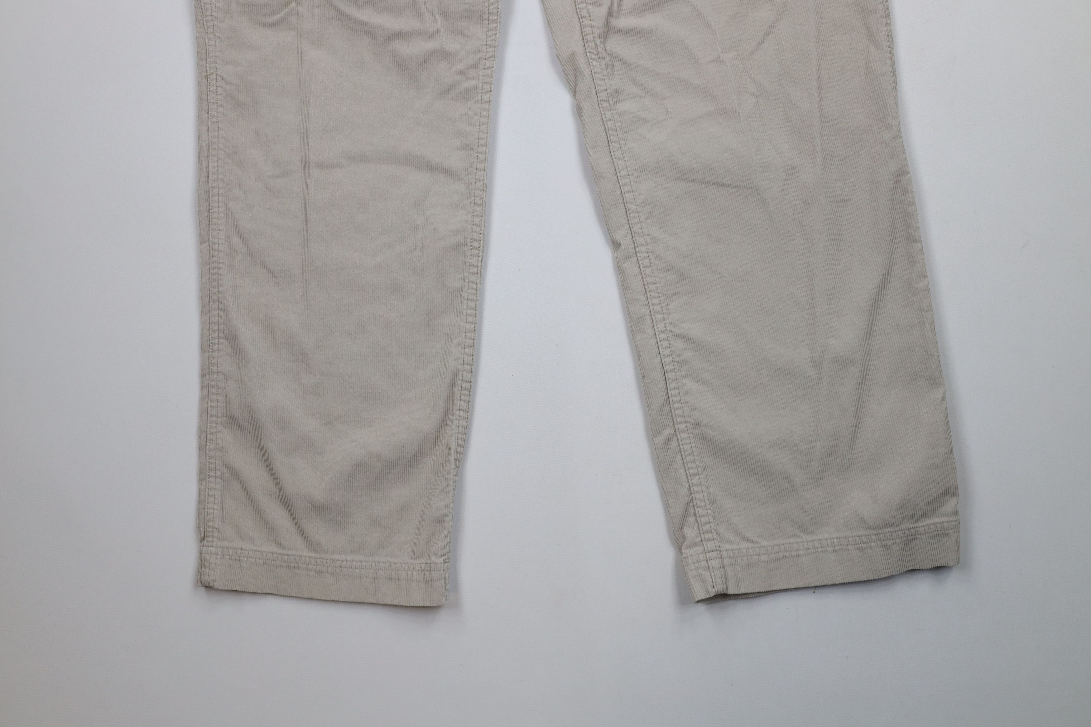 Eddie Bauer × Vintage Vintage 90s Eddie Bauer Wide Leg Corduroy Dungaree Pants Size US 38 / EU 54 - 4 Thumbnail
