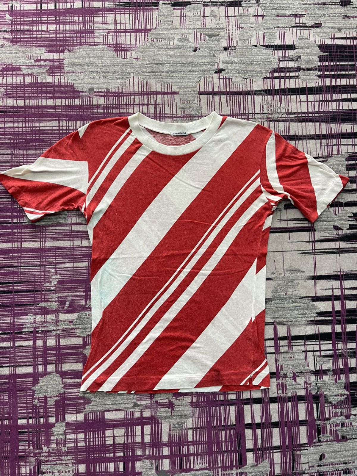 Tokio Kumagai VTG TOKIO KUMAGAI RED AND WHITE CANDY CANE STRIPED VERY RARE Size US M / EU 48-50 / 2 - 1 Thumbnail