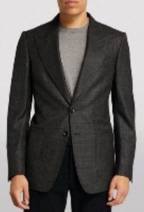 Tom Ford o1loc1c0724 15SS40 Jacket in Dark Grey Size US M / EU 48-50 / 2 - 1 Preview