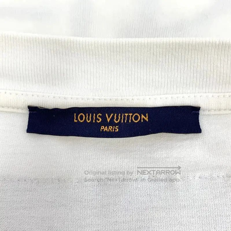 Louis Vuitton Louis Vuitton White Graphic Cotton T. Size M / US 6-8 / IT 42-44 - 5 Thumbnail
